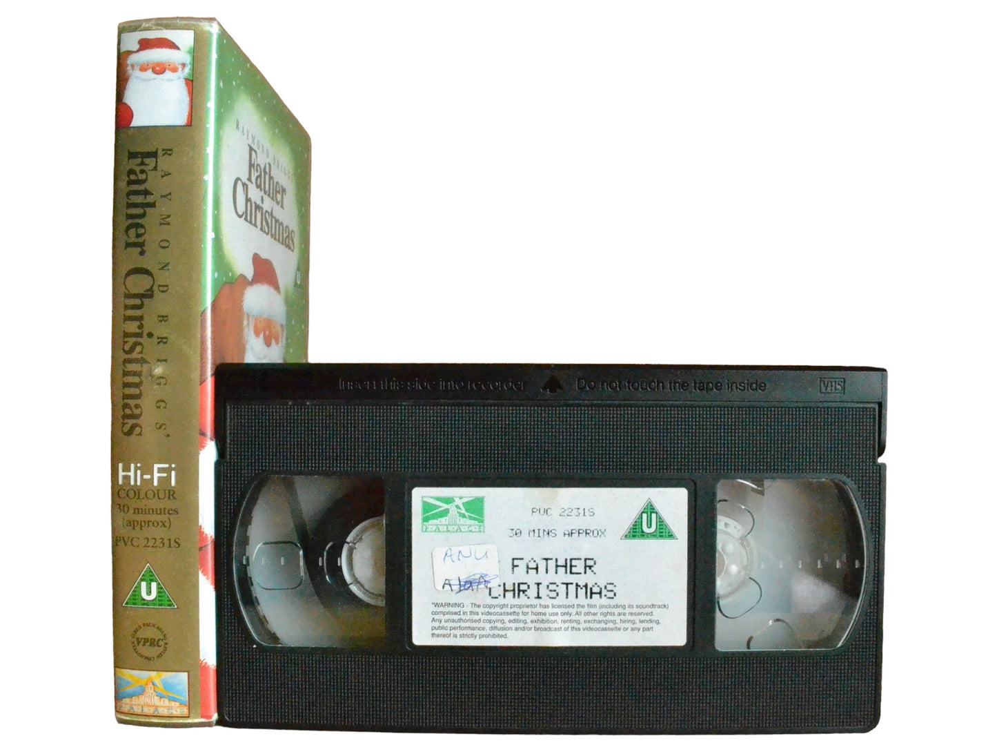 Raymond Brigg's Father Christmas - Palace - Childrens - PAL - VHS-