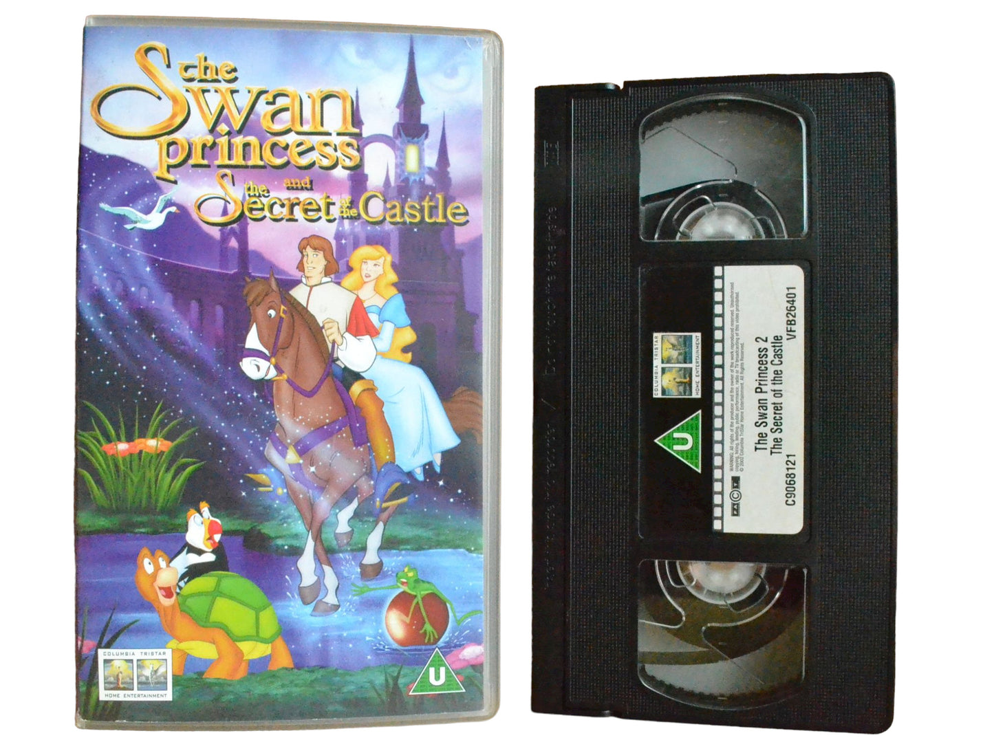 The Swan Princess And The Secret Castle - Michelle Nicastro - Columbia Tristar Home Entertainment - Childrens - PAL - VHS-