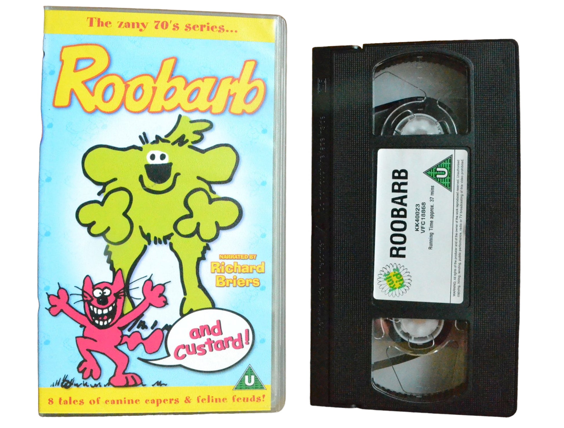 Roobarb (8 Tales) - Kult Kidz - Childrens - PAL - VHS-