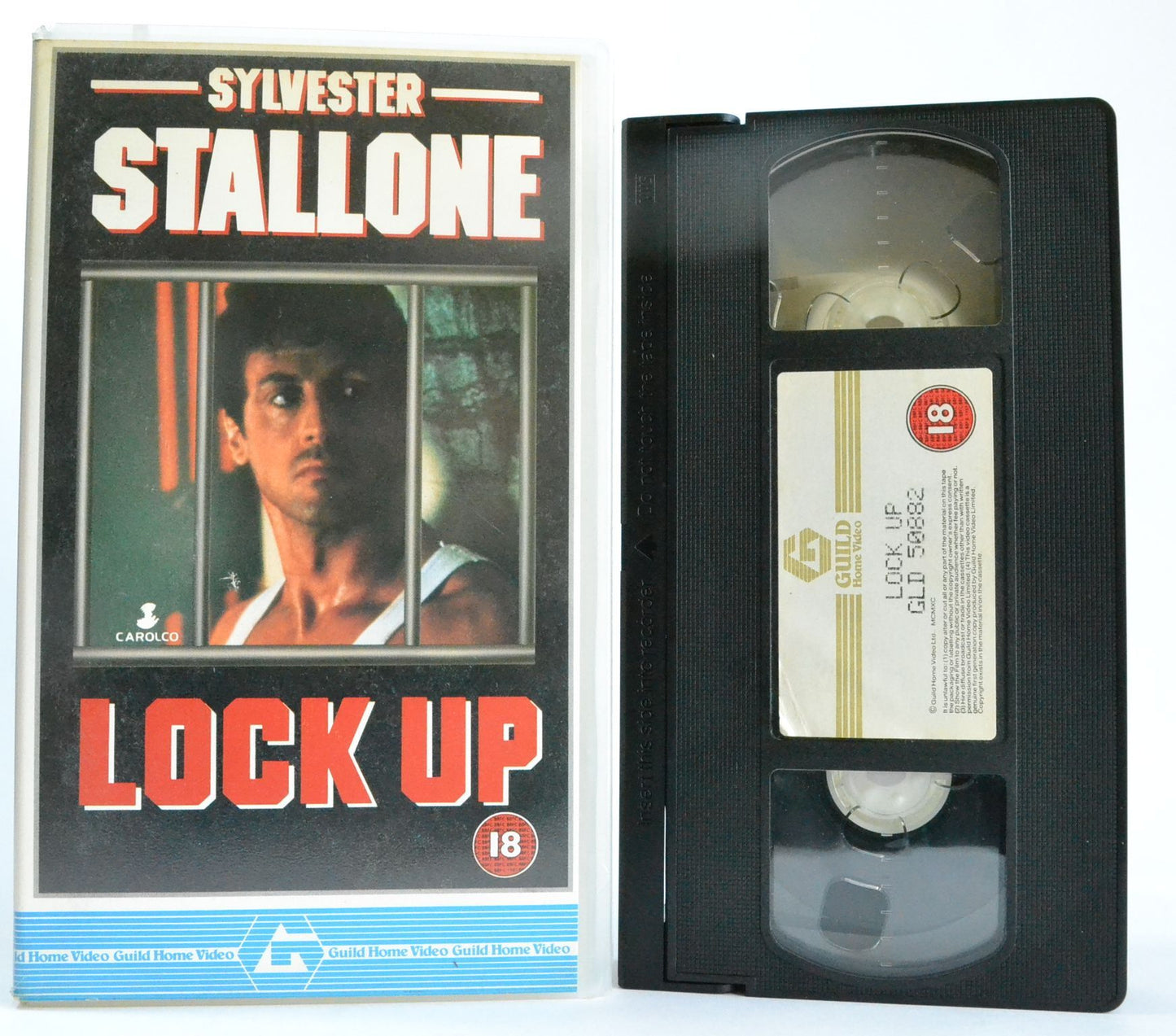 Lock-Up: Sylvester Stallone [Brutal] 80’s Action - Sutherland - Guild Home - VHS-