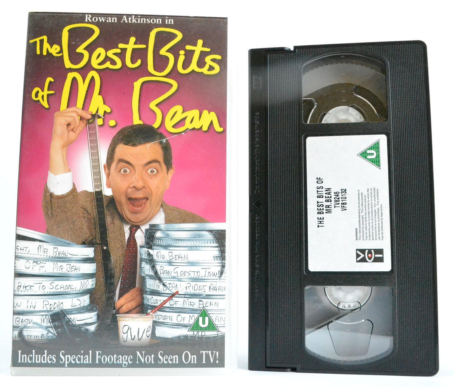 The Best Bits Of Mr. Bean: Rowan Atkinson [72 Minutes Of Bean] Comedy - VHS-