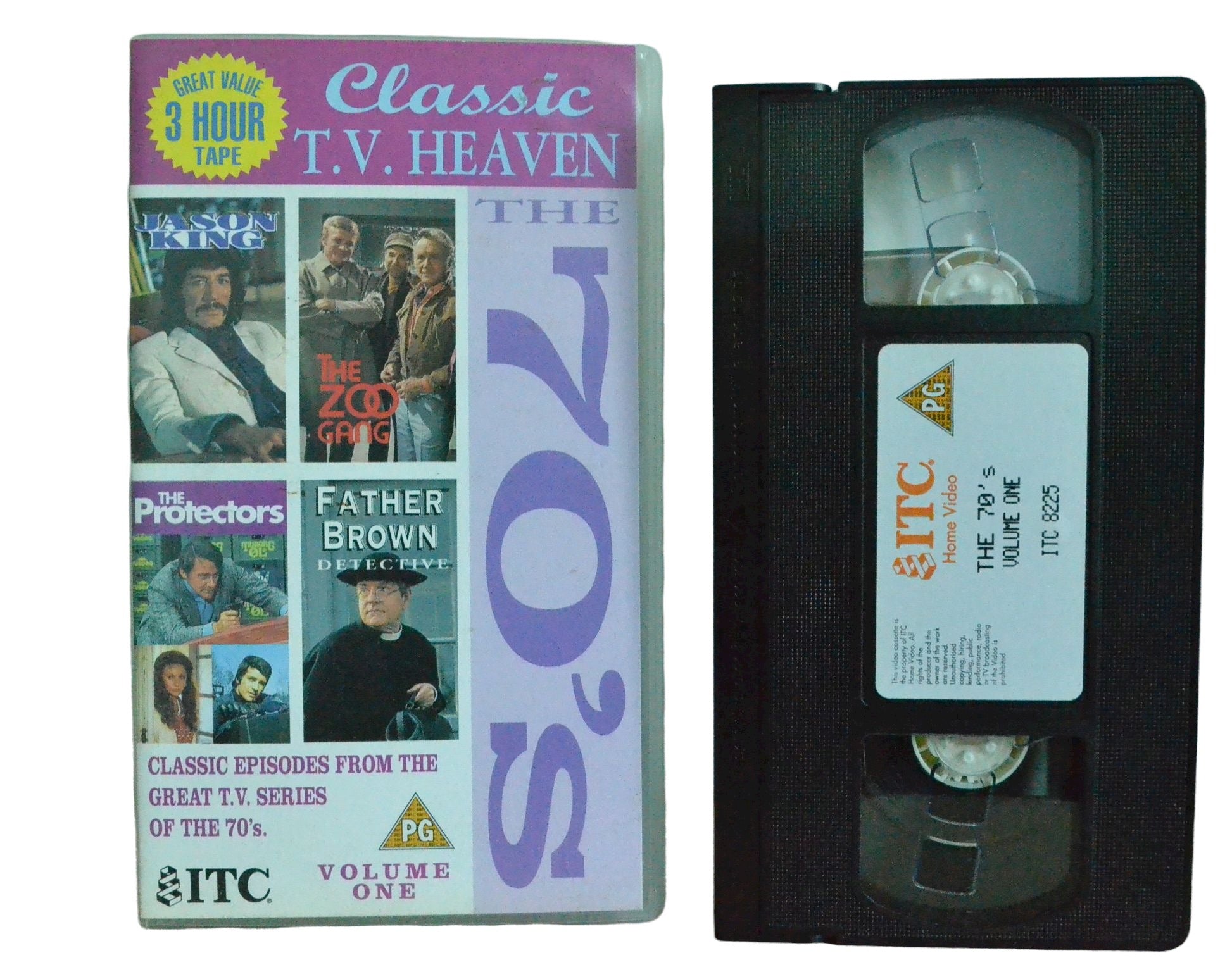 Classic T.V. Heaven - The 70's - Volume One - Peter Wyngarde - ITC - Vintage - Pal VHS-