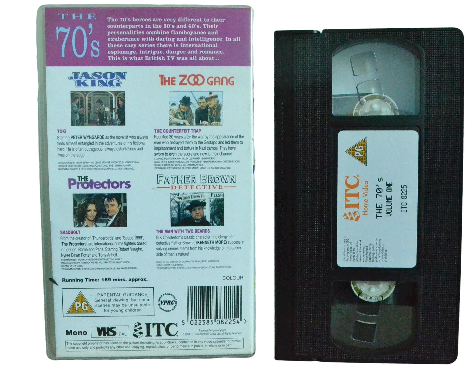 Classic T.V. Heaven - The 70's - Volume One - Peter Wyngarde - ITC - Vintage - Pal VHS-