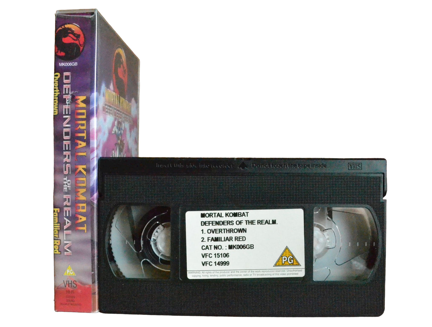 Mortal Kombat Defenders of The Realm - Fox Kids - Childrens - PAL - VHS-