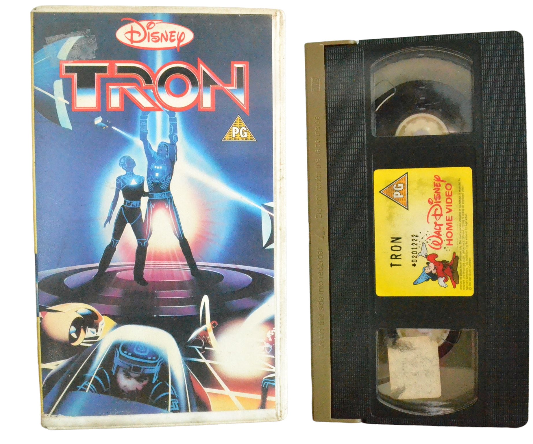 Disney's Tron - Jeff Bridges - Walt Disney Home Video - Children's - Pal VHS  5017182012221 – Golden Class Movies LTD