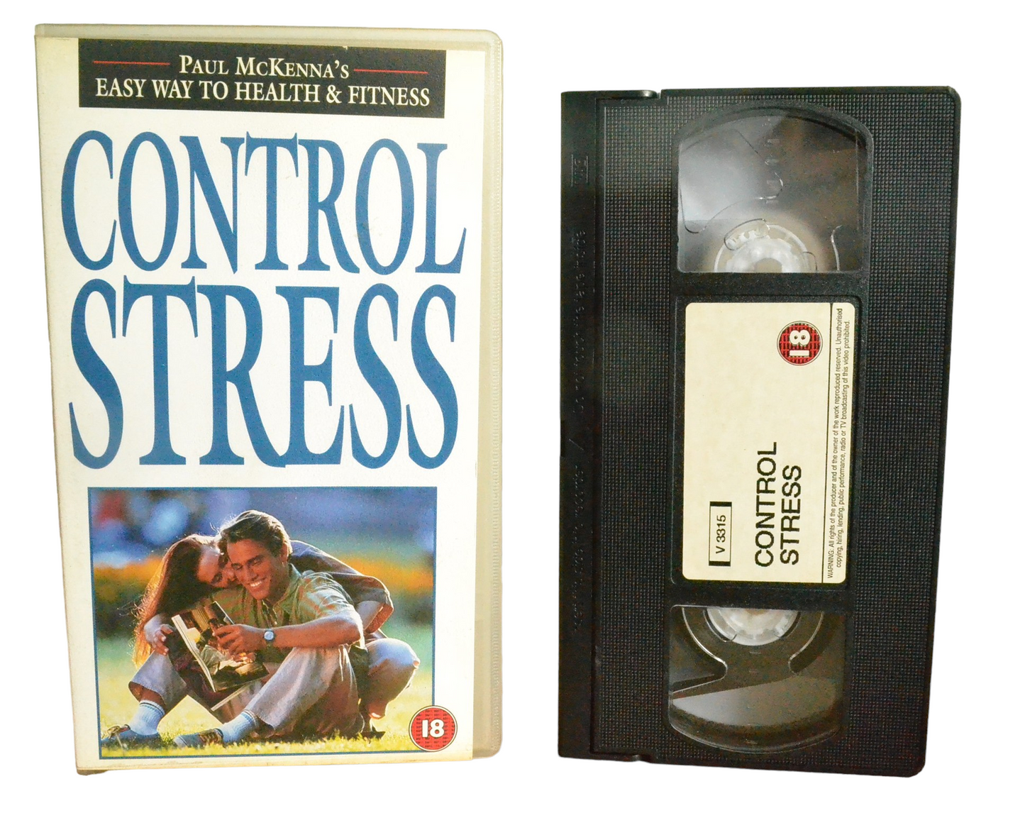 Control Stress - Paul Mckenna - M.I.A. Video - V3315 - Exercise - Pal - VHS-