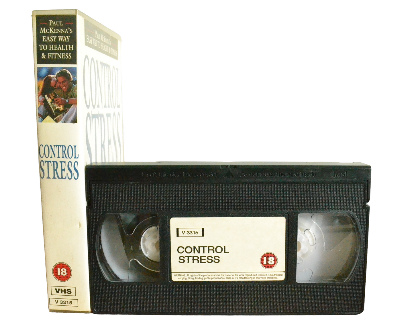 Control Stress - Paul Mckenna - M.I.A. Video - V3315 - Exercise - Pal - VHS-