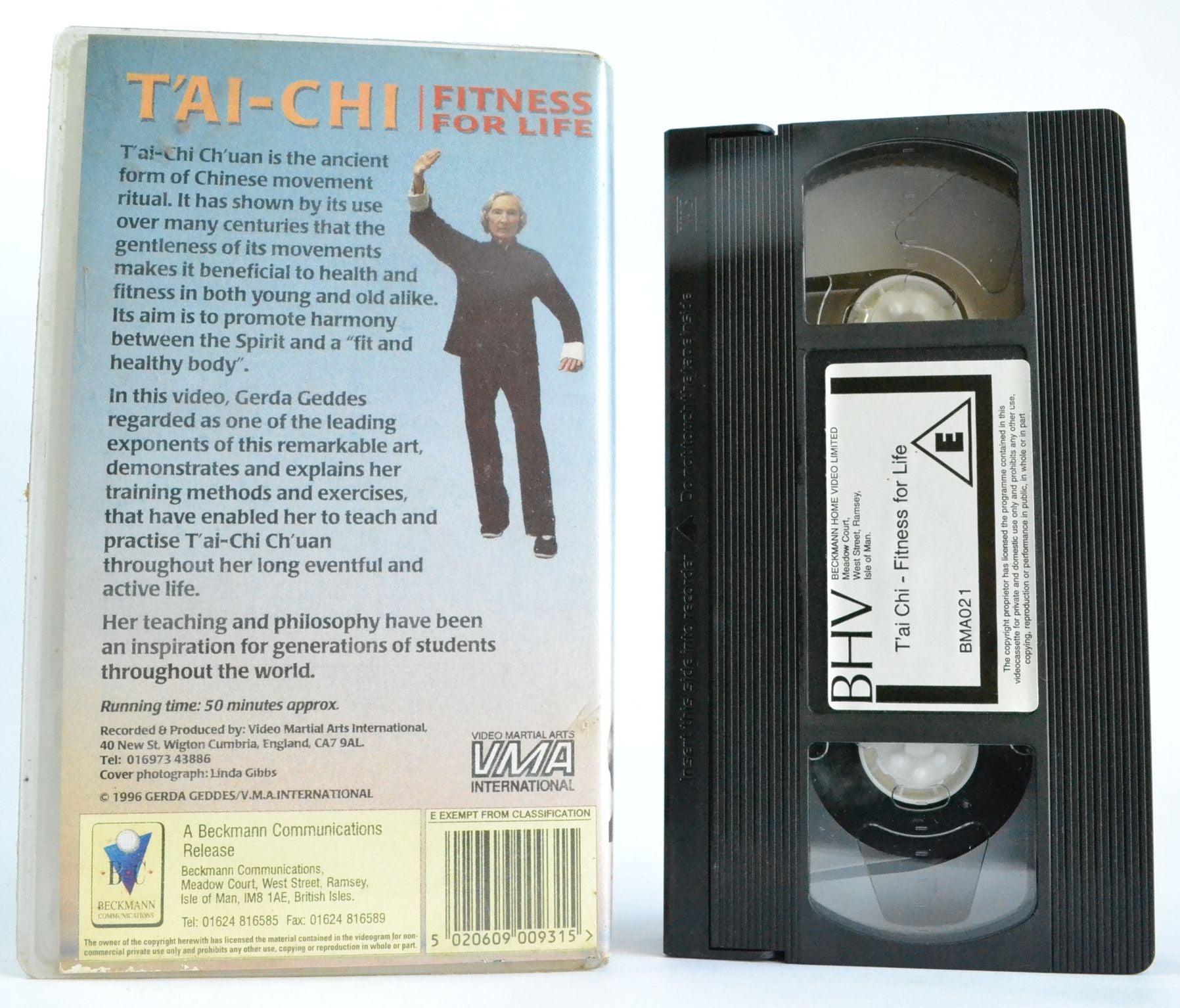 T’ai-Chi Fitness For Life: Gerda Geddes - Tai-Chi [Training Methods] Exercise - VHS-