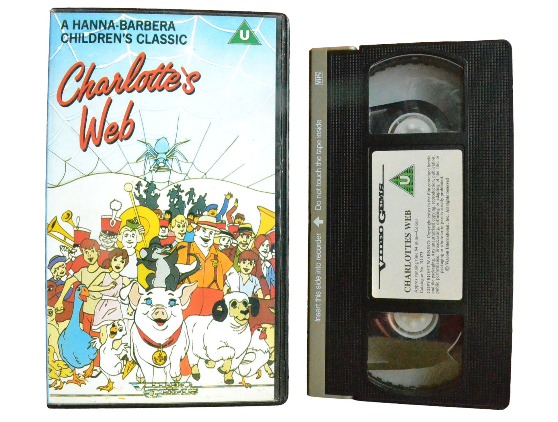 Charlotte's Web - Video Gems - Childrens - PAL - VHS-