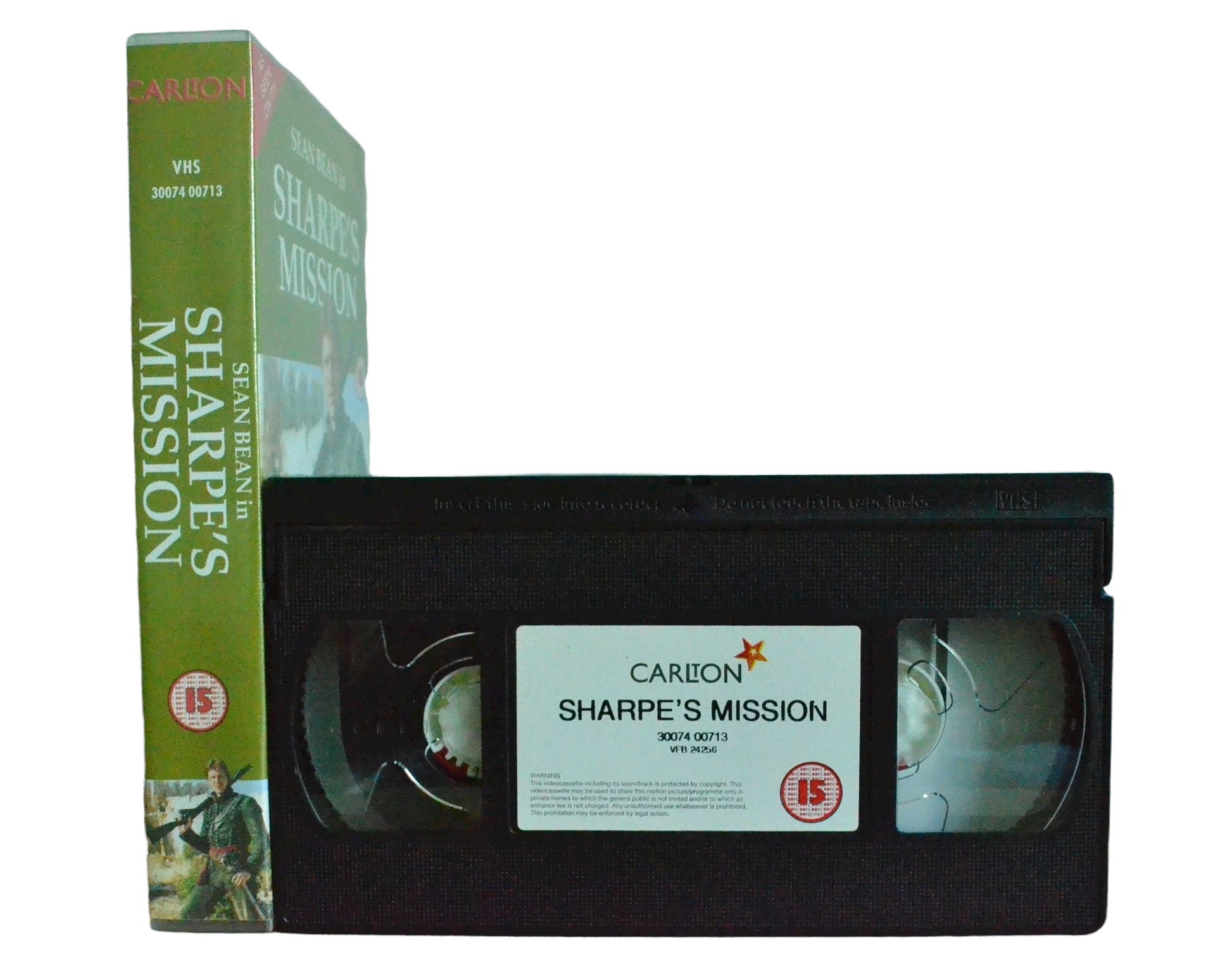 Sharpe's Mission - Sean Bean - Carlton - Vintage - Pal VHS-