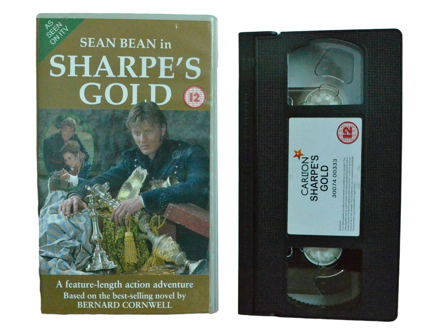 Sharpe's Gold - Sean Bean - Carlton - Vintage - Pal VHS-