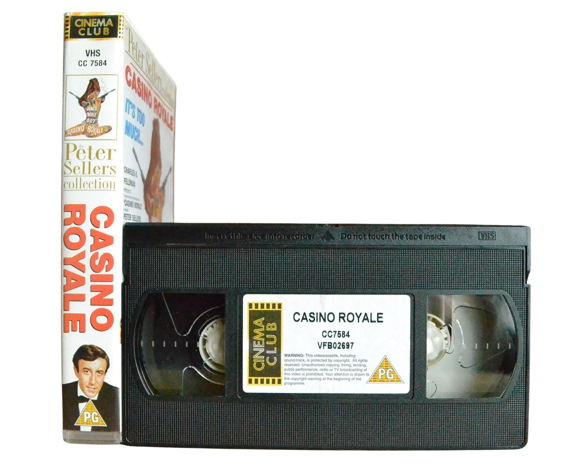 James Bond 007: Casino Royale - Peter Sellers - Vintage - Pal VHS-