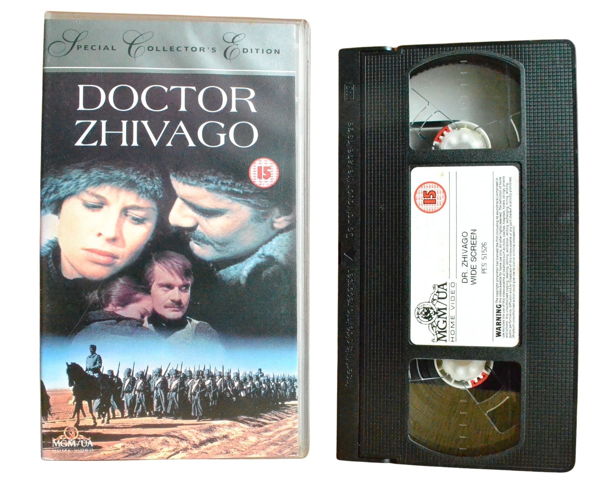 Doctor Zhivago - Geraldine Chaplin - Vintage - Pal VHS-