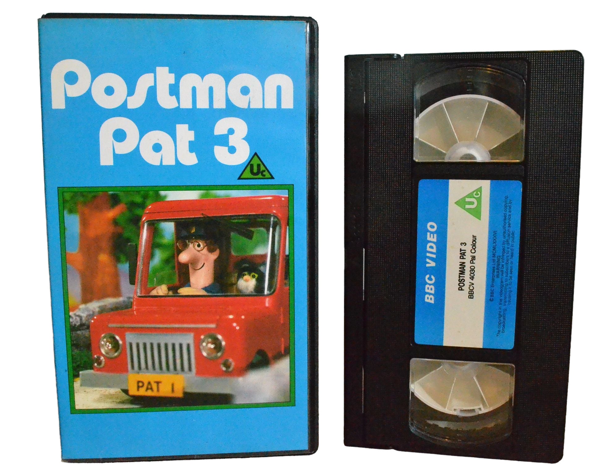 Postman Pat 3 (Pat's Windy Day) - BBC Video - BBCV4030 - Children - Pal -  VHS 5014503403027 – Golden Class Movies LTD