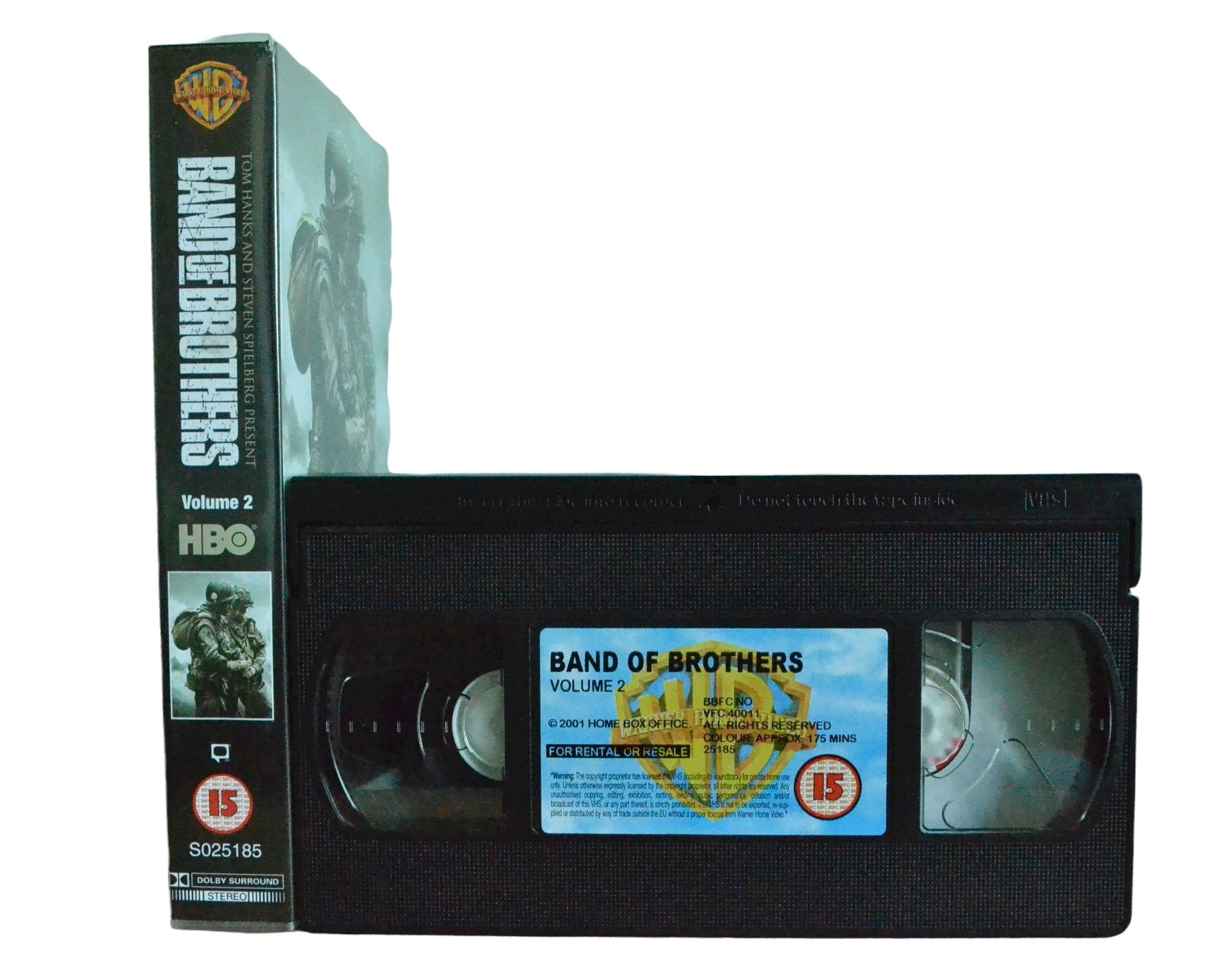 Band Of Brothers Volume 2 - Damian Lewis - Warner Home Video - Vintage - Pal VHS-