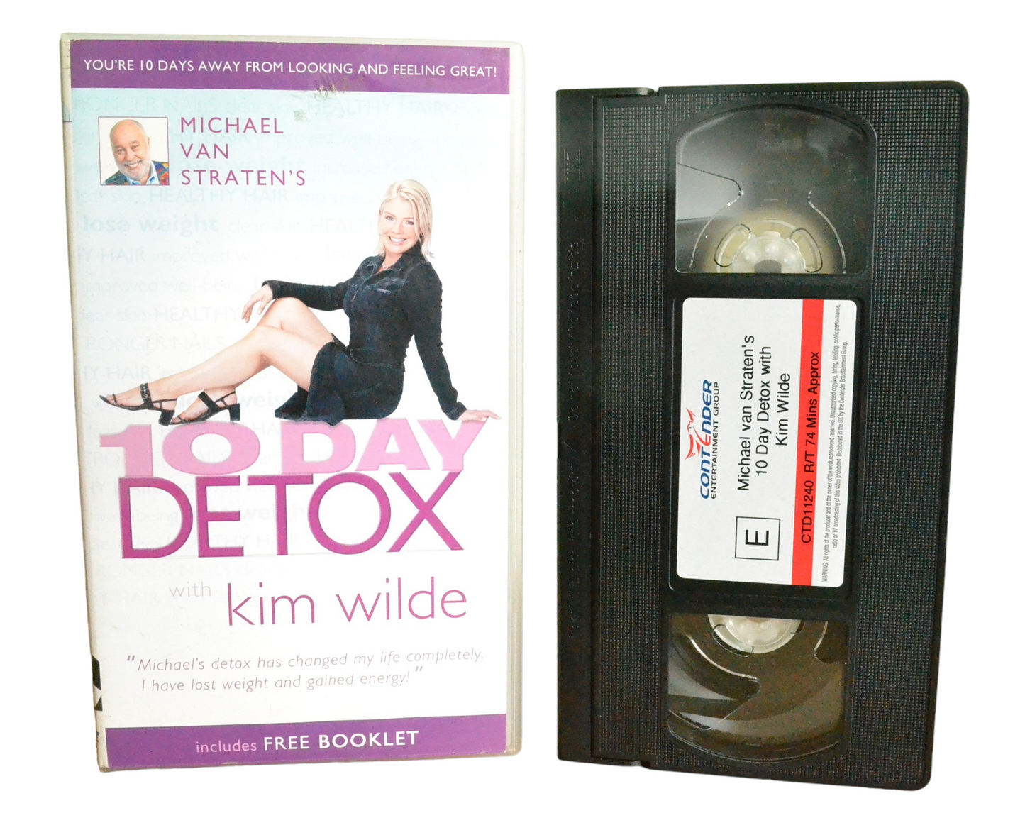 Michael Van Straten's 10 Day Detox With Kim Wilde - Michael Van Straten - Contender Entertainment Group - CTD11240 - Exercise - Pal - VHS-