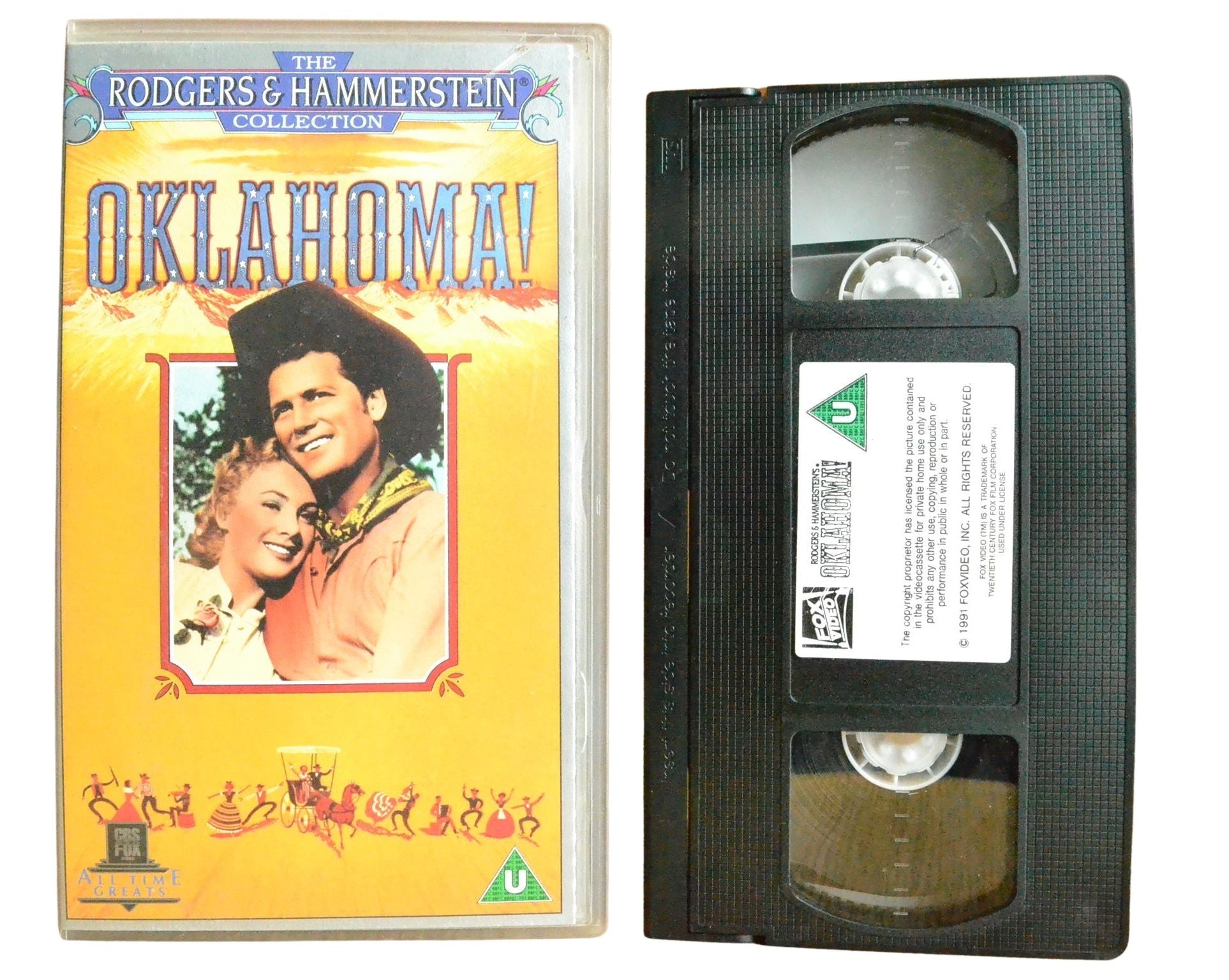 Oklahoma! - Gordon MacRae - Vintage - Pal VHS-