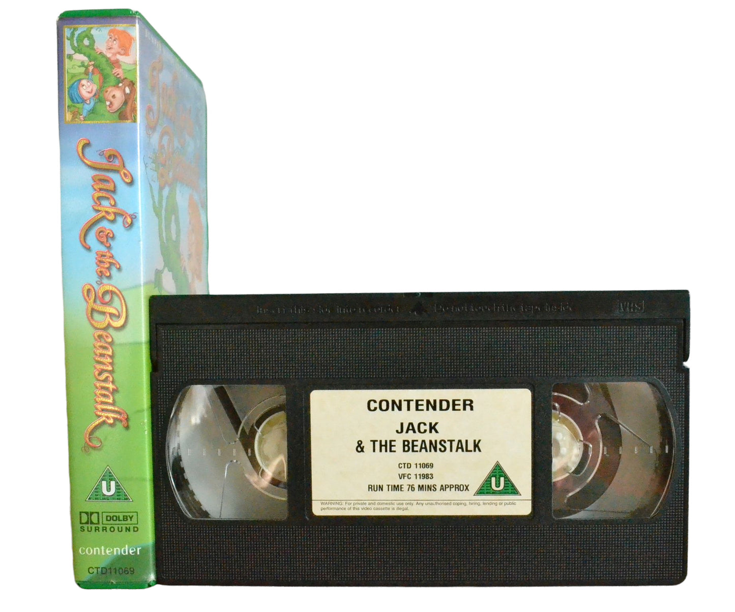 Jack & The Beanstalk - Contender - Children's - Pal VHS-