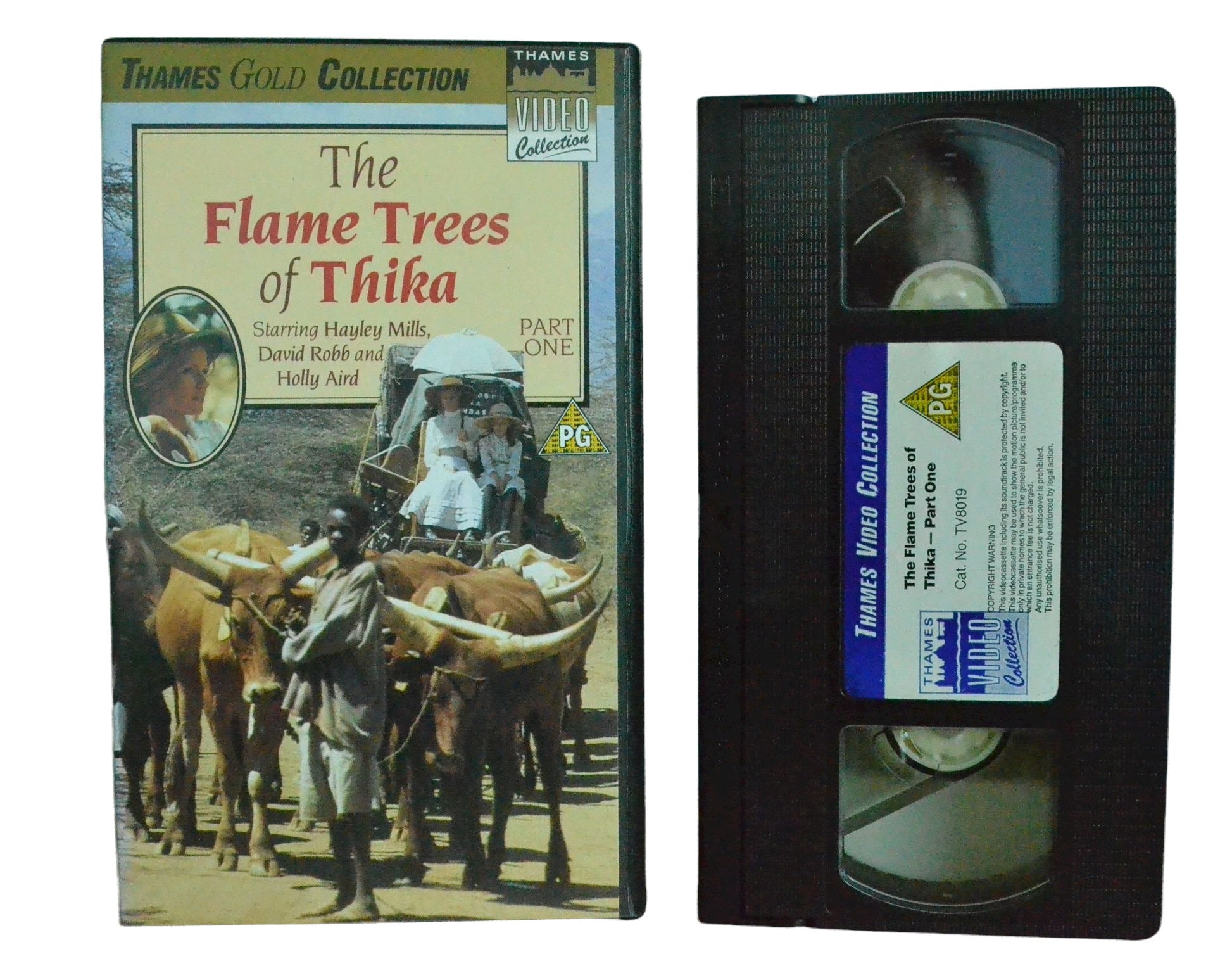 The Flame Tree Of Thika - Part One - Hayley Mills - Thames Video Collection - Vintage - Pal VHS-