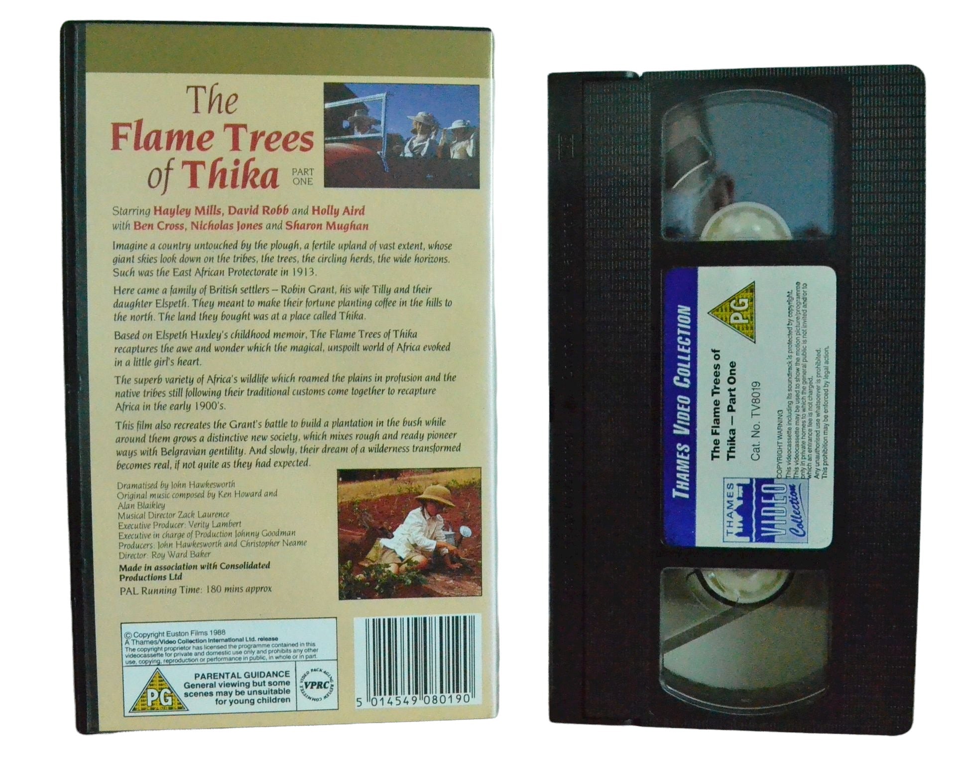 The Flame Tree Of Thika - Part One - Hayley Mills - Thames Video Collection - Vintage - Pal VHS-