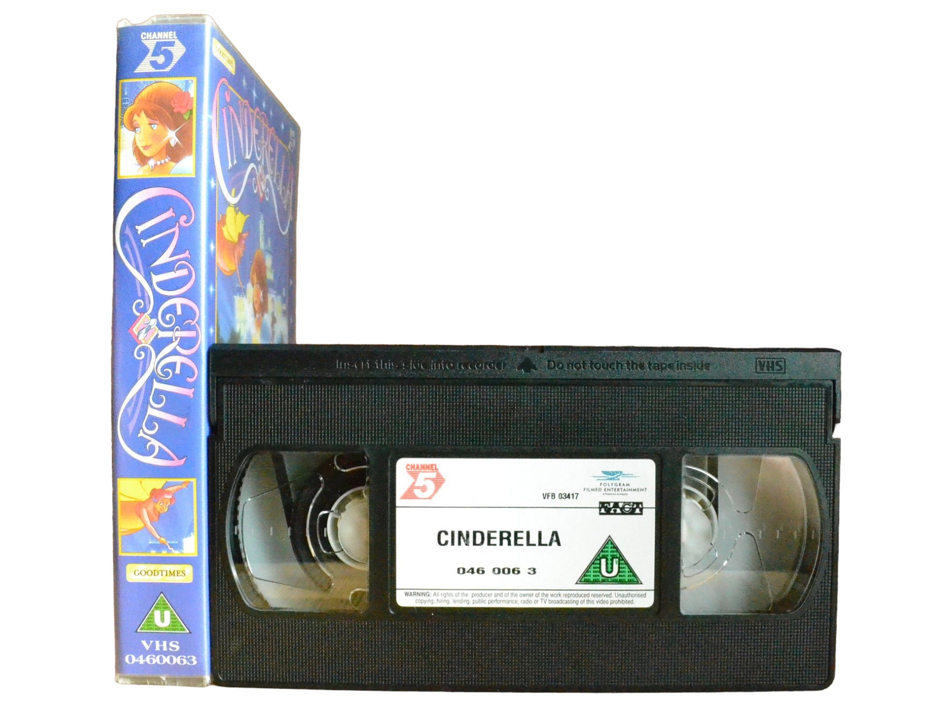 Cinderella - An Enchanting Tale - Channel 5 - Childrens - PAL - VHS-