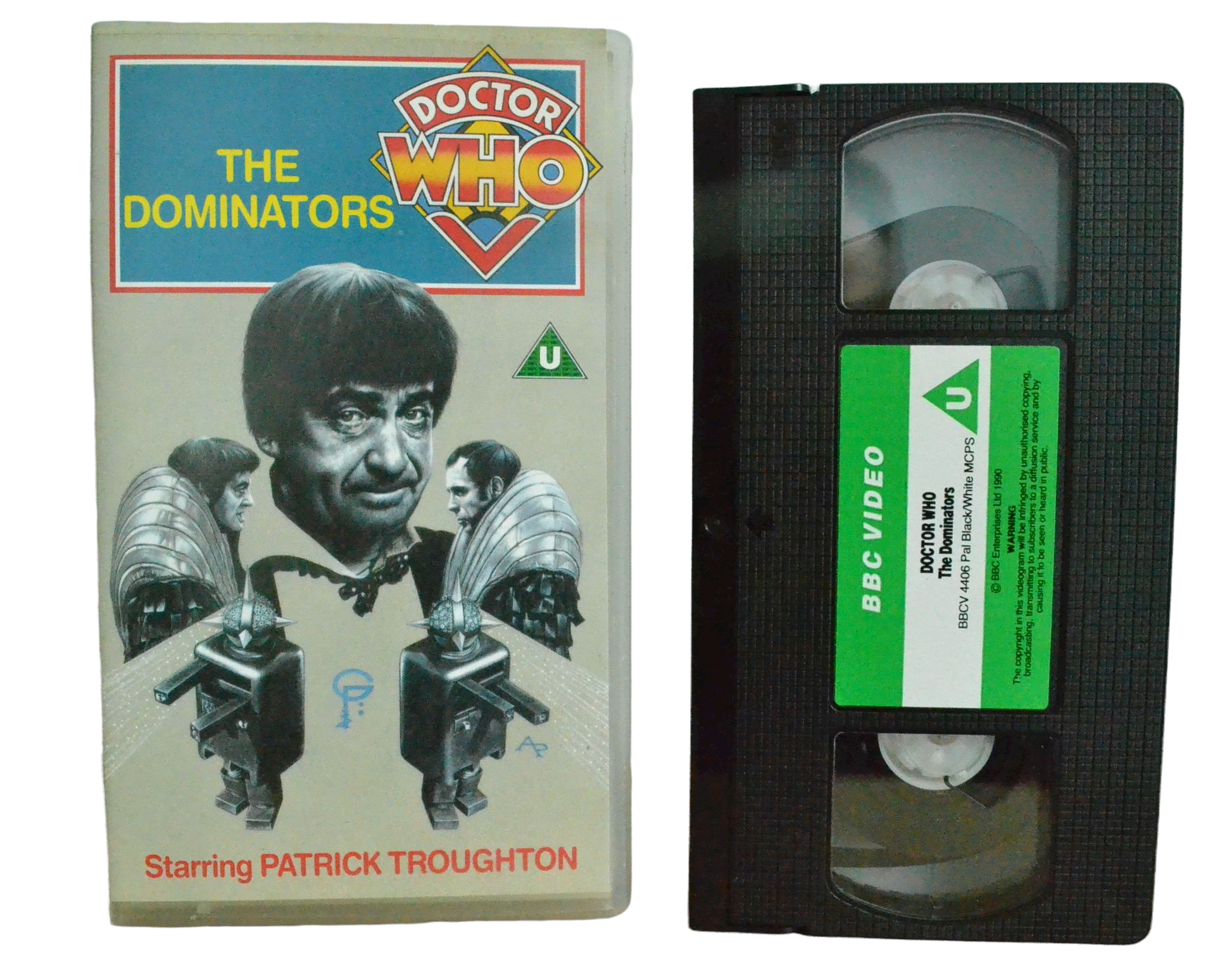 Doctor Who: The Dominators - Patrick Troughton - BBC Video - Vintage - Pal VHS-