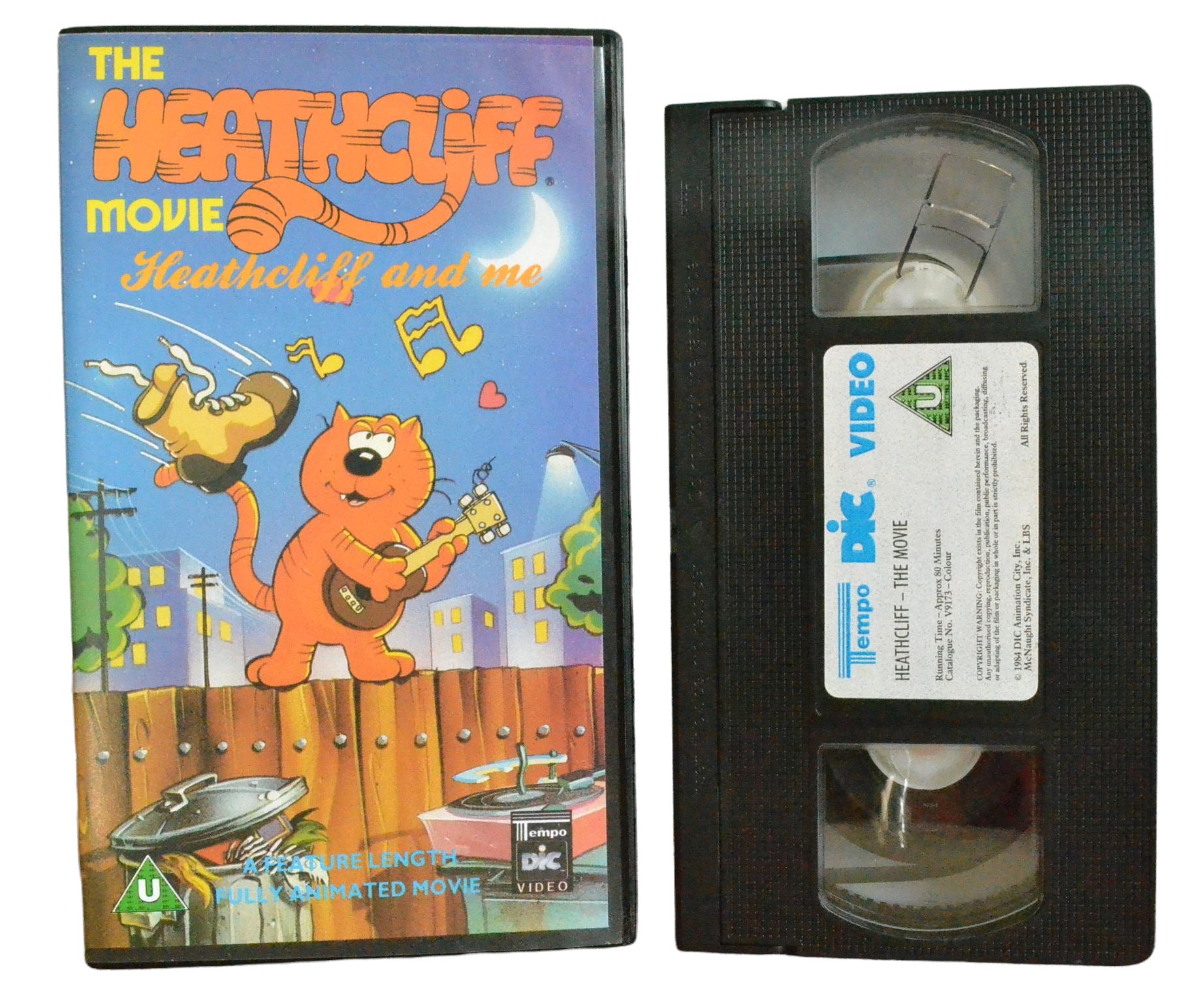 The Heathcliff Movie - Heatchiff and Me - Tempo Dic Video - Children's - Pal VHS-