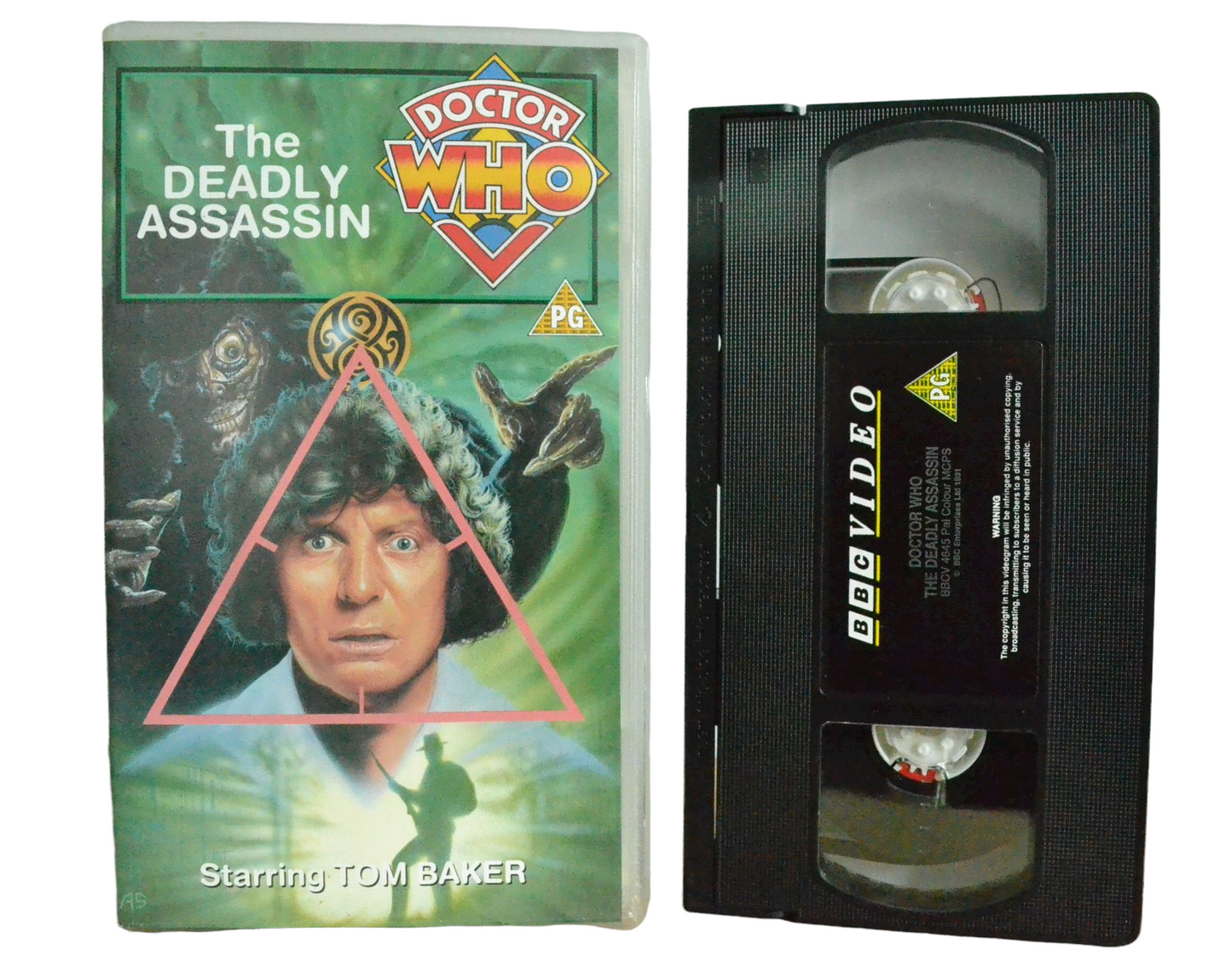 Doctor Who: The Deadly Assassin - Tom Baker - BBC Video - Vintage - Pal VHS-