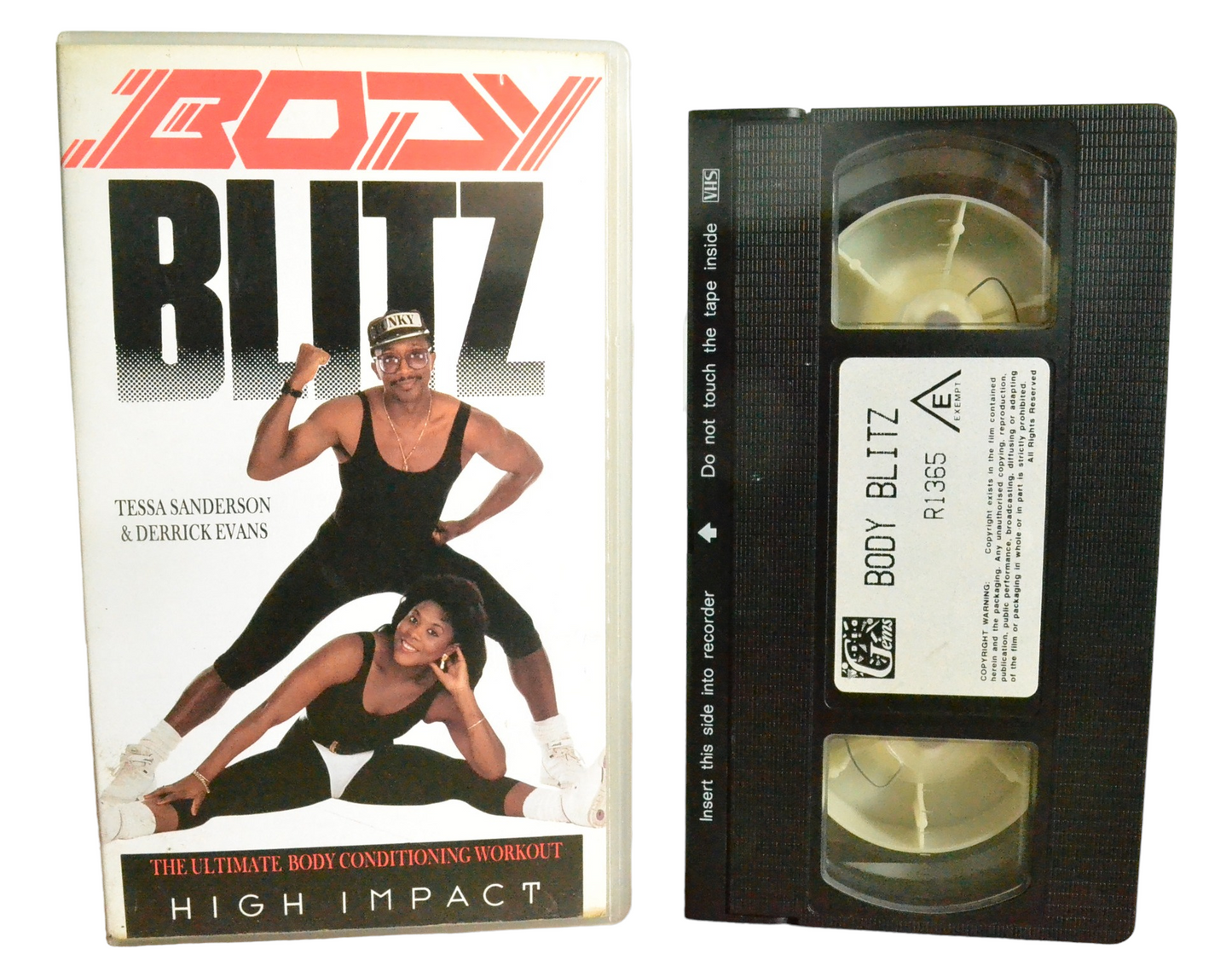 Body Blitz (The Ultimate Body Conditioning Workout) - Tessa Sanderson - Video Gems - R1365 - Exercise - Pal - VHS-