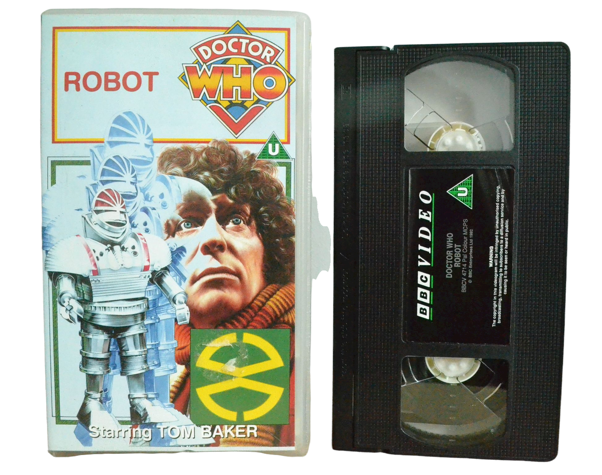 Doctor Who: Robot - Tom Baker - BBC Video - Vintage - Pal VHS-