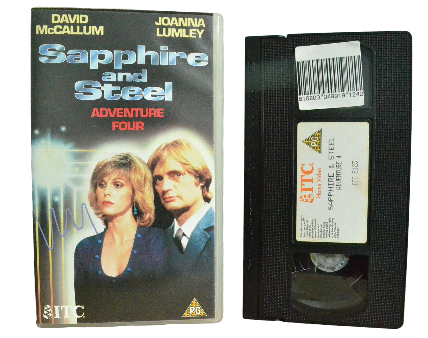 Sapphire And Steel: Adventure Four - David McCallum - ITC Home Video - Vintage - Pal VHS-