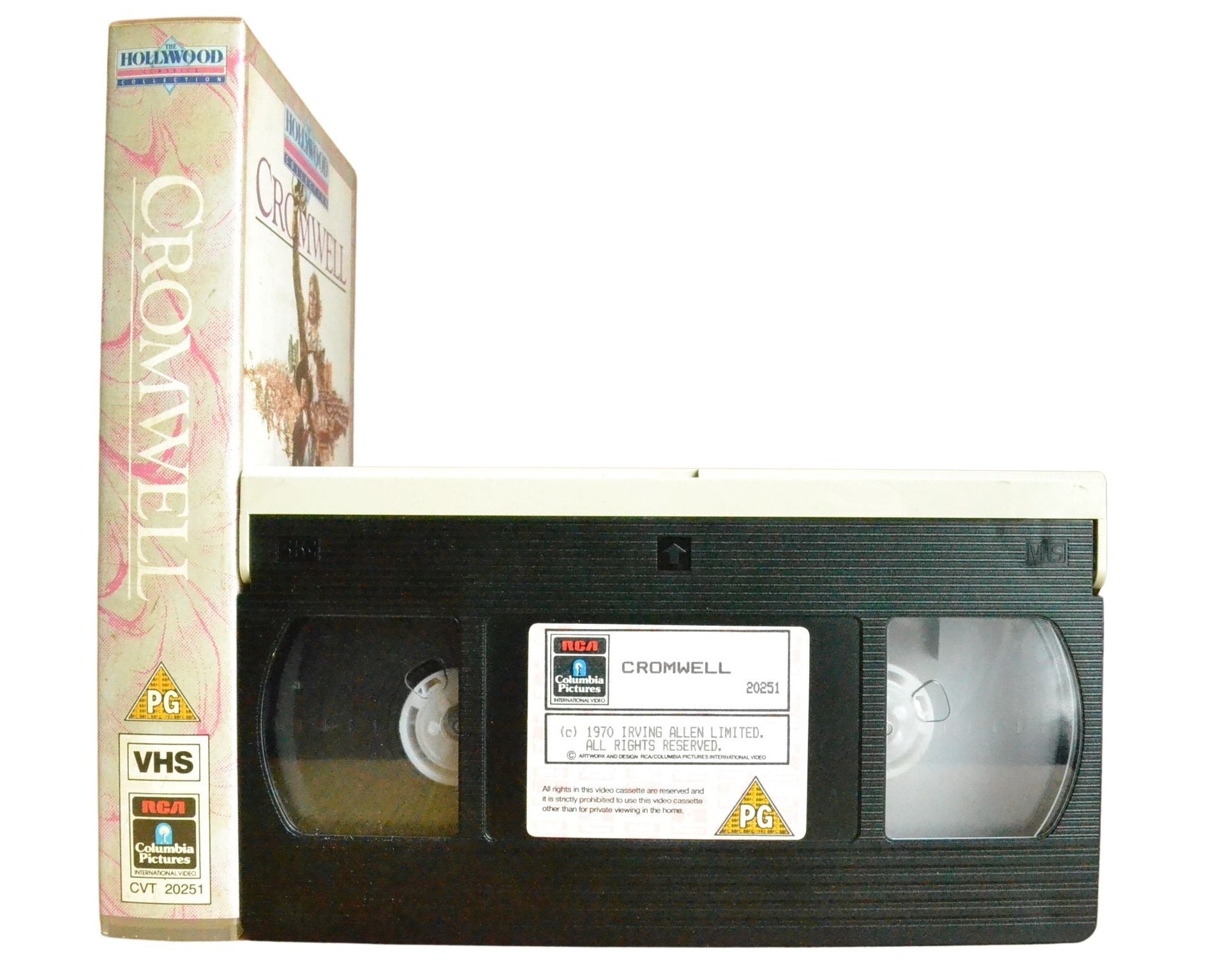 Cromwell - Richard Harris - Vintage - Pal VHS-