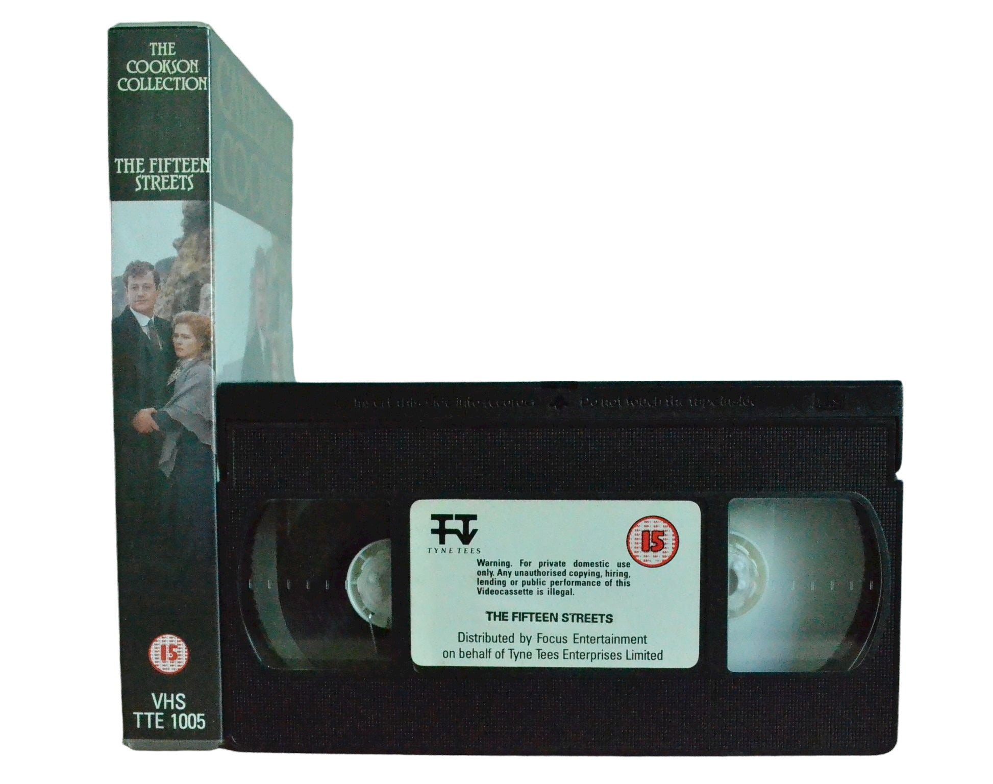 Catherine Cookson's The Fifteen Streets - Owen Teale - Tyne Tees - Vintage - Pal VHS-