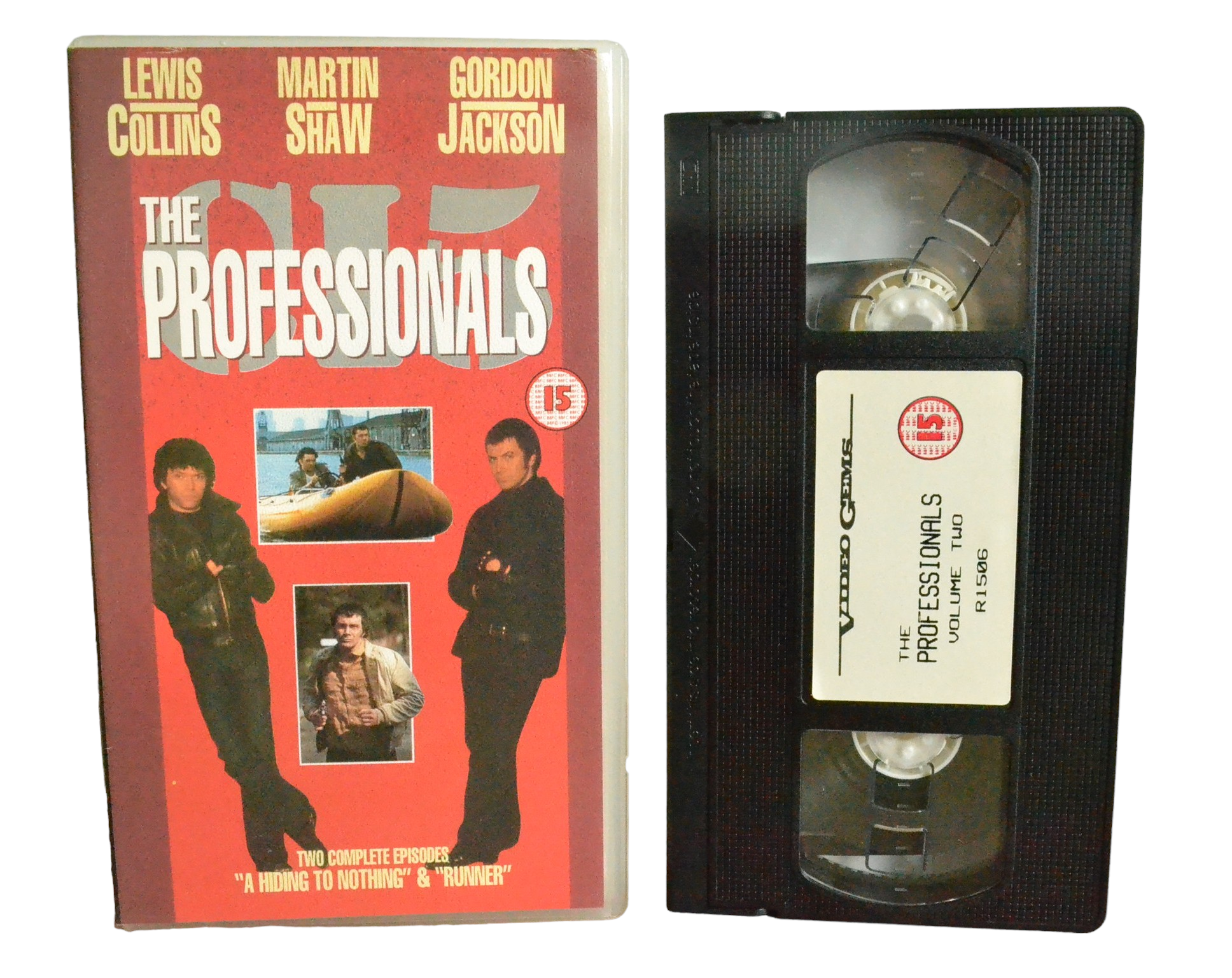 The Professionals : Volume 2 - Gordon Jackson - Video Gems - R1506 - TV Drama - Pal - VHS-