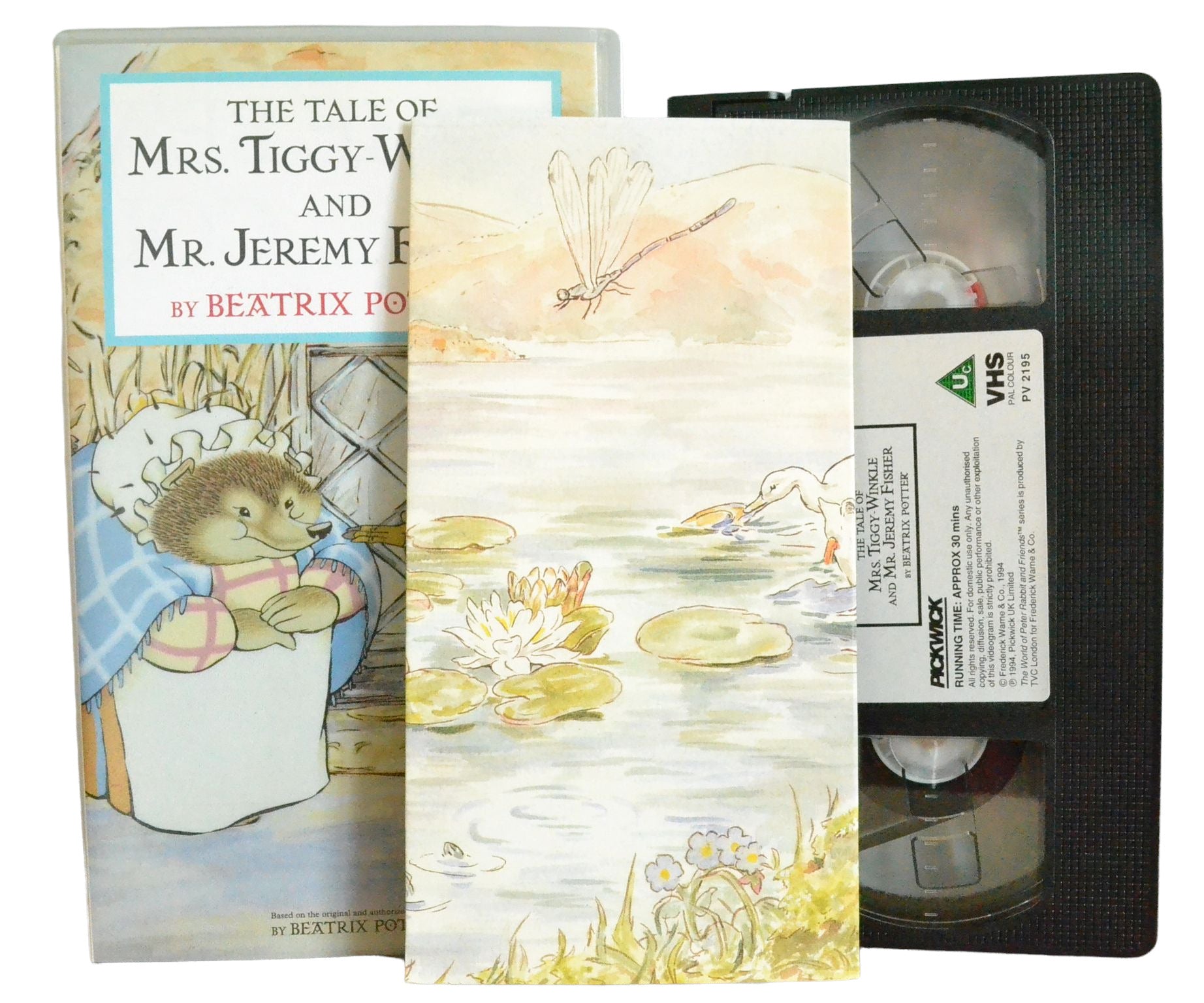 The Tale Of Mrs. Tiggy-Winkle And Mr. Jeremy Fisher - Pickwick - Children's - Pal VHS-