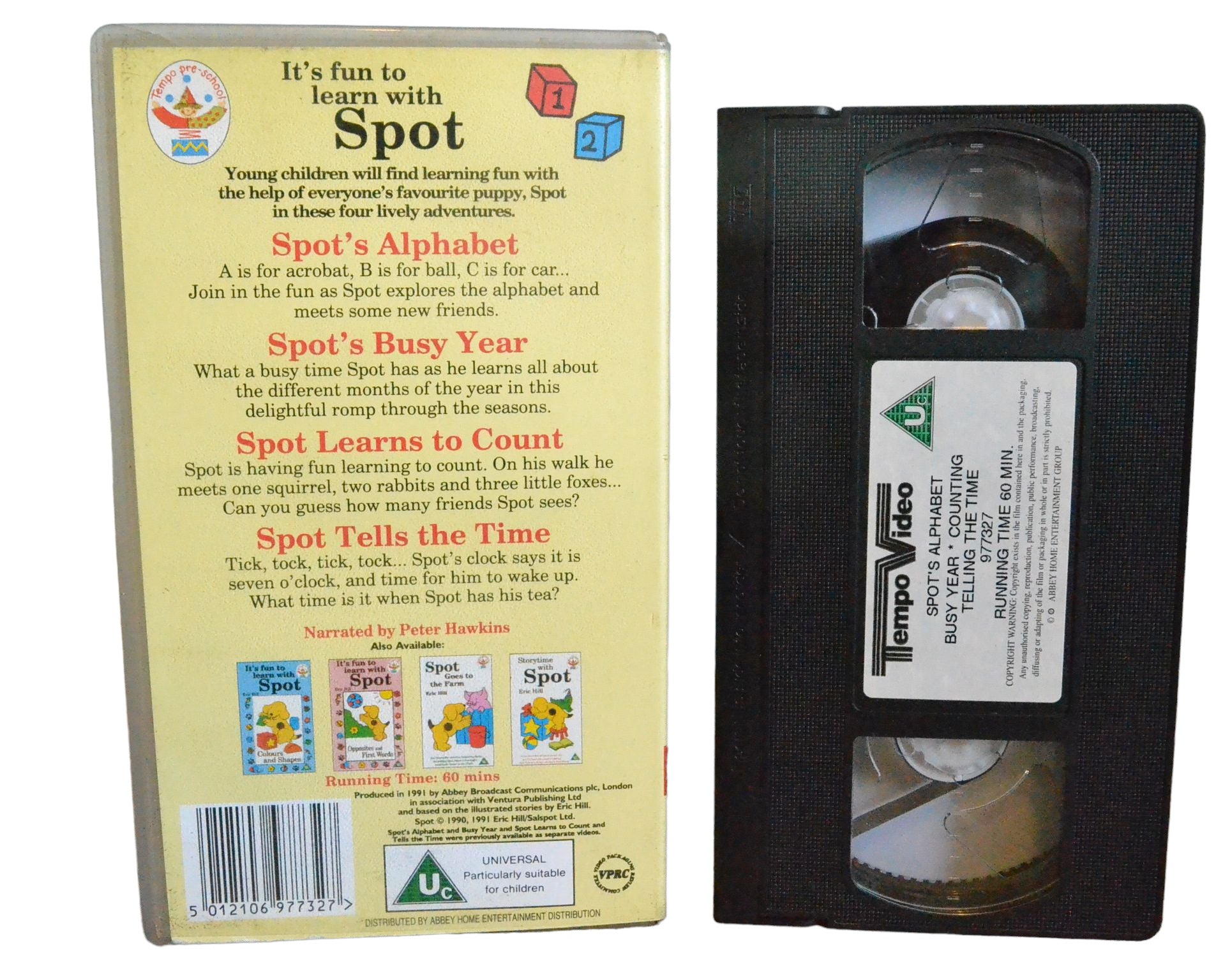 Spot's Alphabet - Tempo Video - 977327 - Children - Pal - VHS-