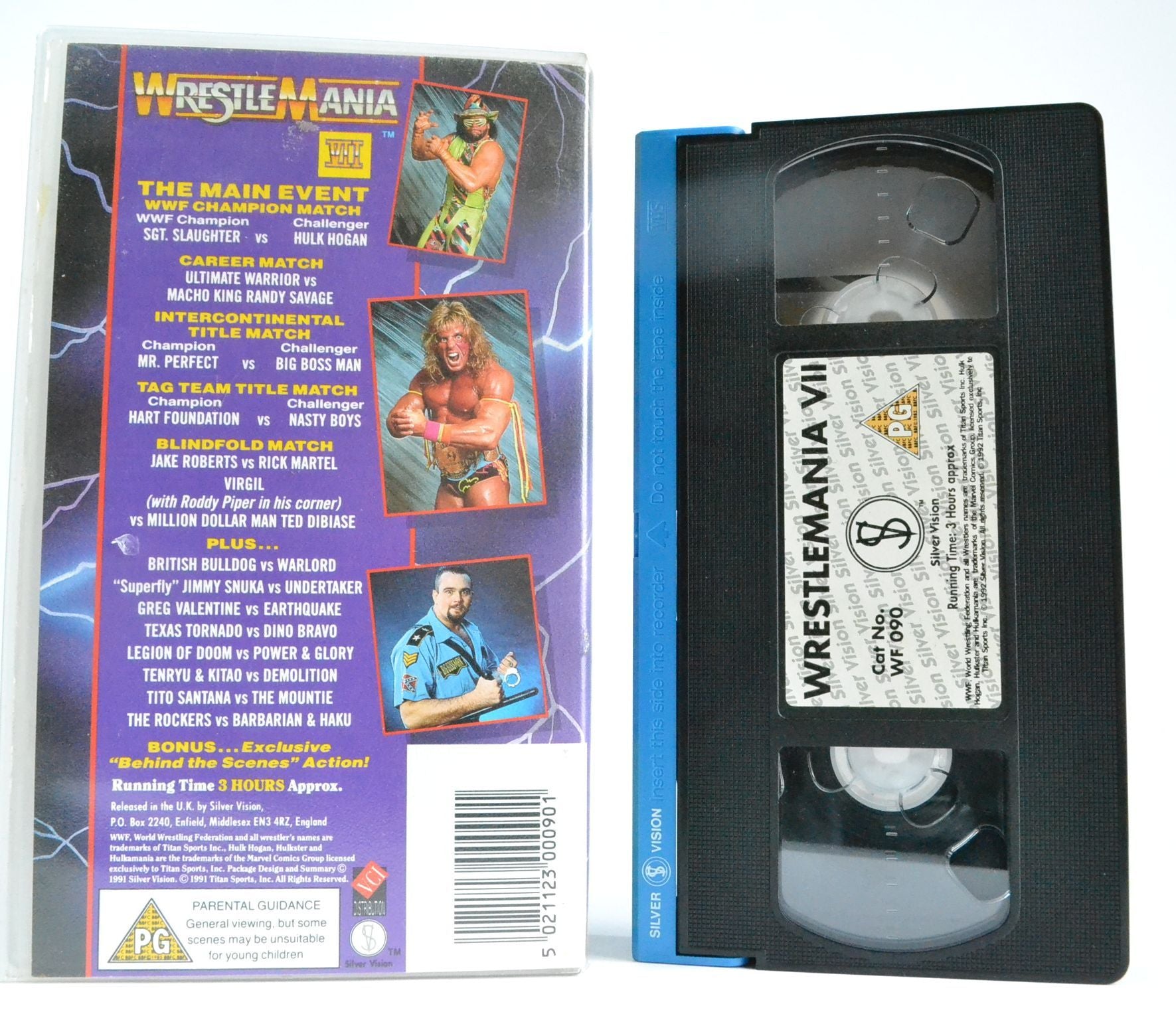 WrestleMania 7: [3 Hour Tape] WWF Wrestling - Slaughter VS Hogan (1991) VHS-