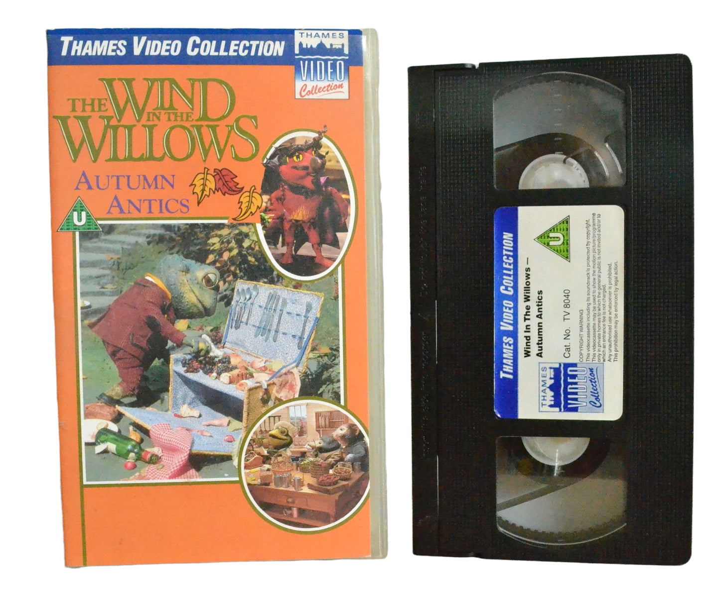 The Wind In The Willows - Autumn Antics - Thames Video Collection - Children's - Pal VHS-