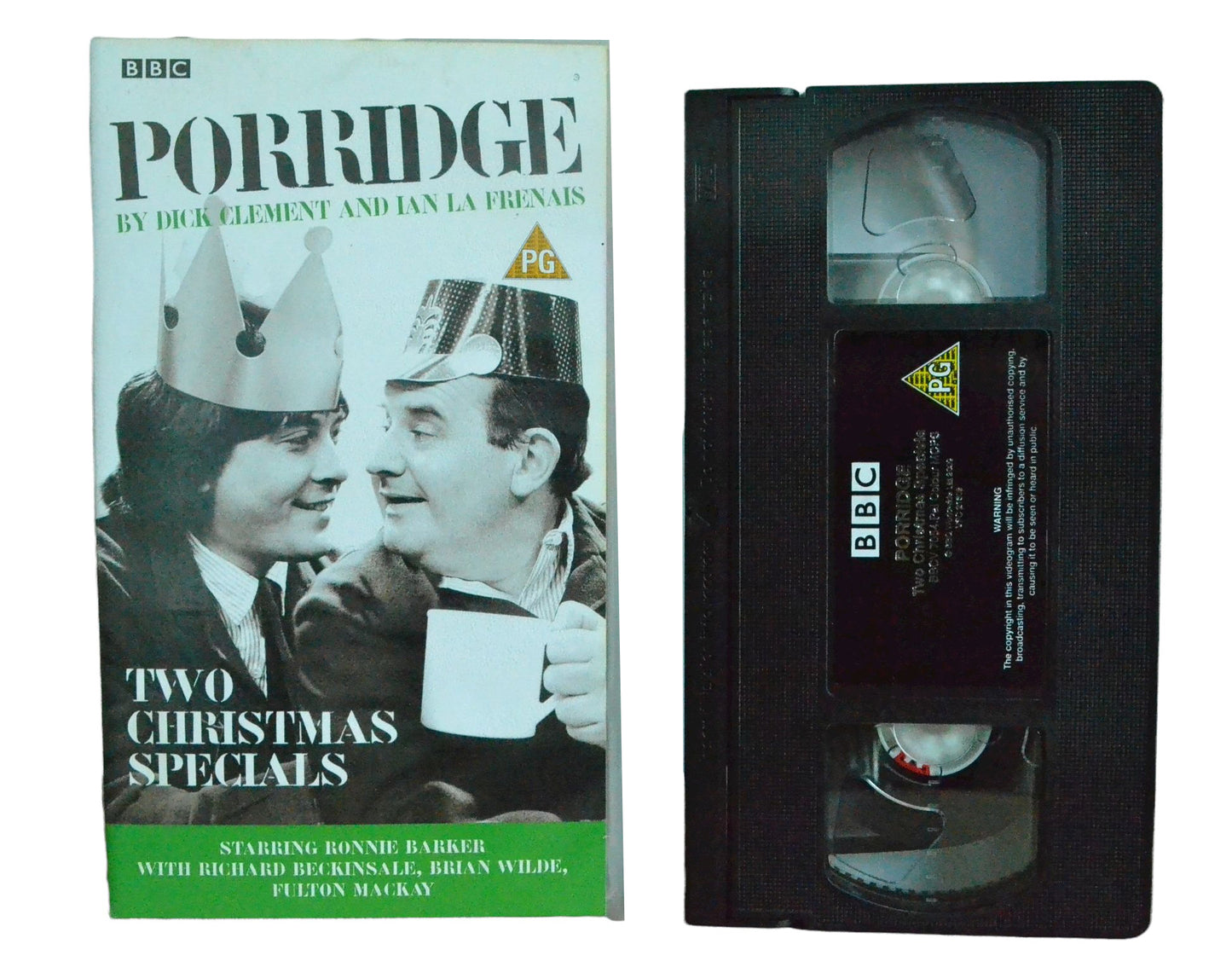 Porridge - Two Christmas Special - Ronnie Barker - BBC Video - Vintage - Pal VHS-