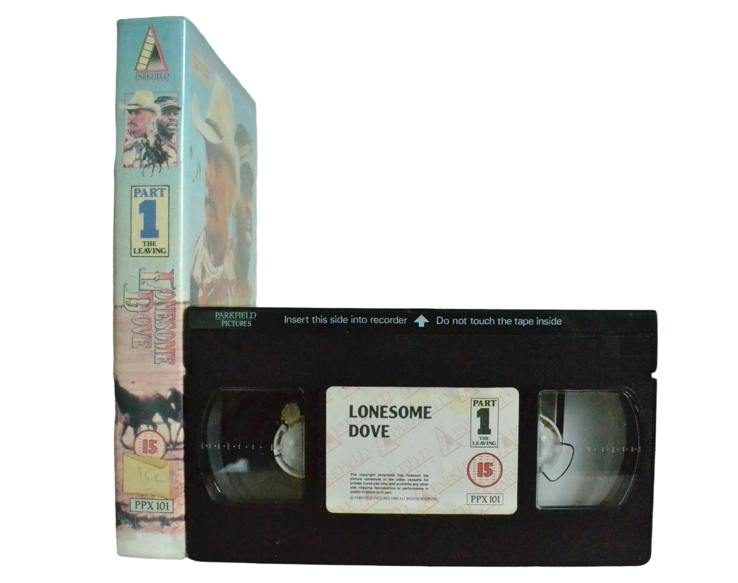 Lonesome Dove : Part-1(The Leaving) - Robert Duvall - Parkfield Pictures - Vintage - Pal VHS-