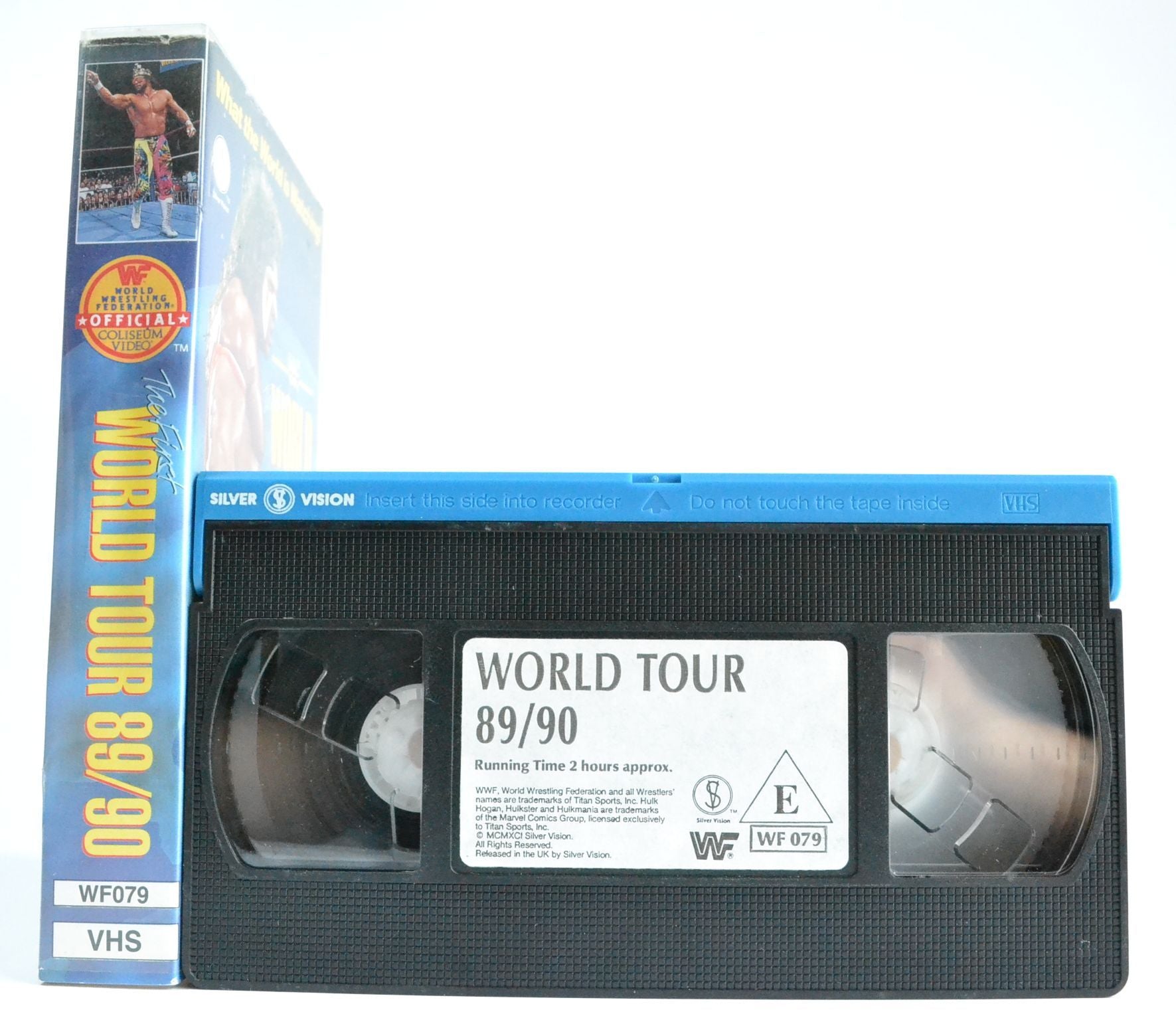 WWF: The First World Tour; Dino Bravo VS Bret Hart - Wrestling - Silver Vision - VHS-