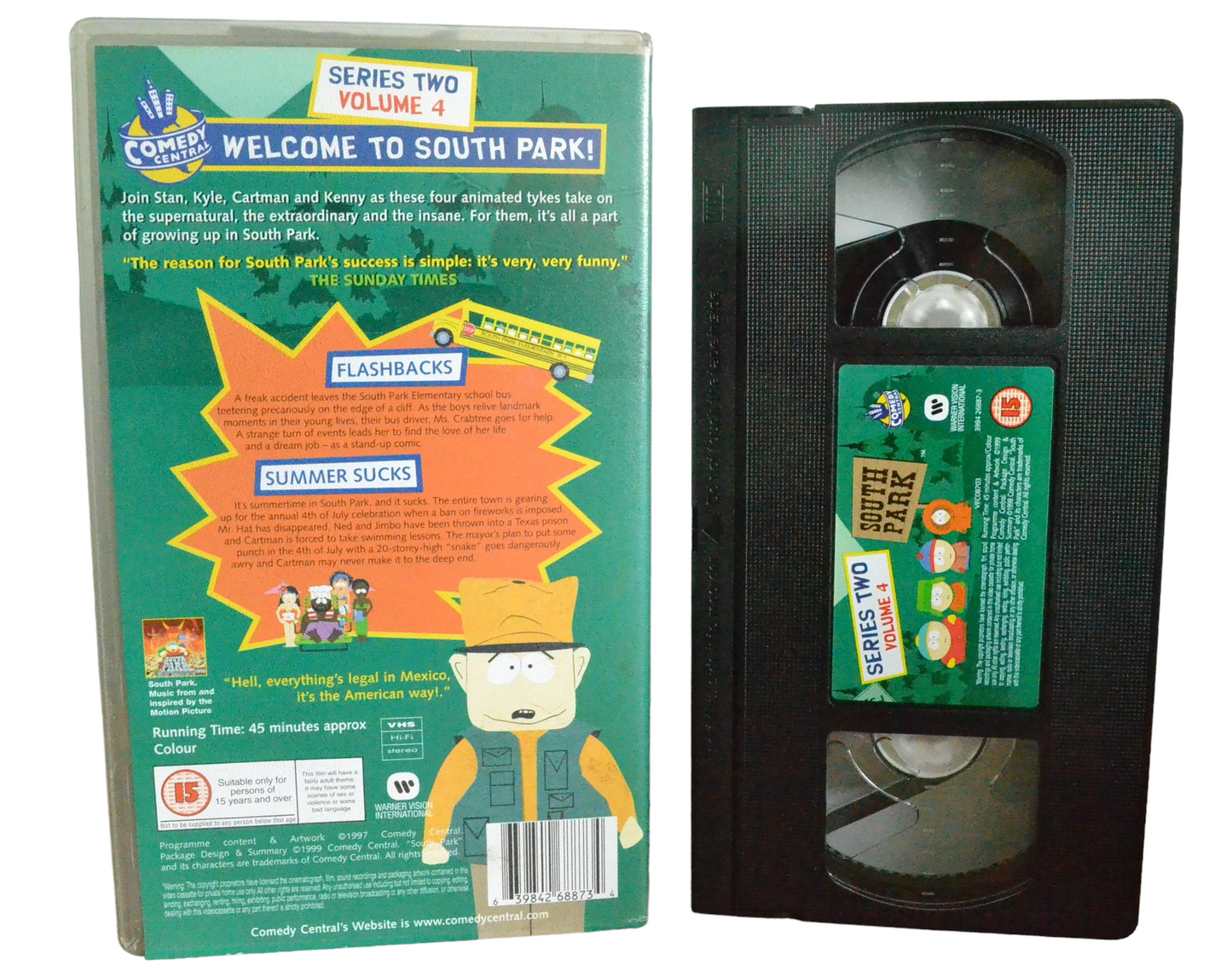 South Park - Series Two : Volume 4 - Comedy Central - 398426887-3 - Comedy - Pal - VHS-