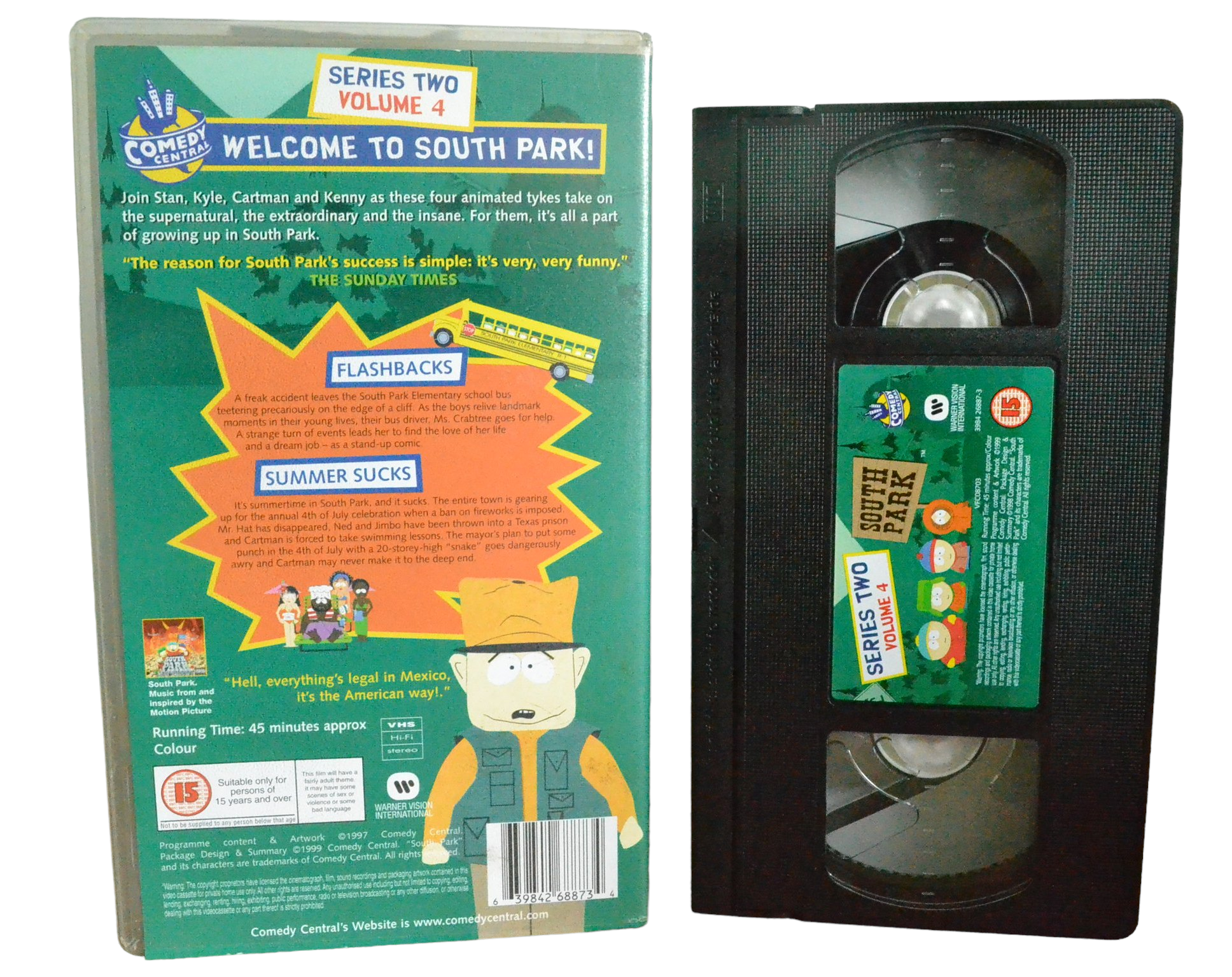 South Park - Series Two : Volume 4 - Comedy Central - 398426887-3 - Comedy - Pal - VHS-