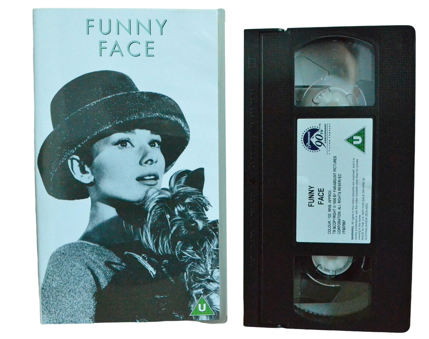 Funny Face - Audrey Hepburn - Paramount - Vintage - Pal VHS-