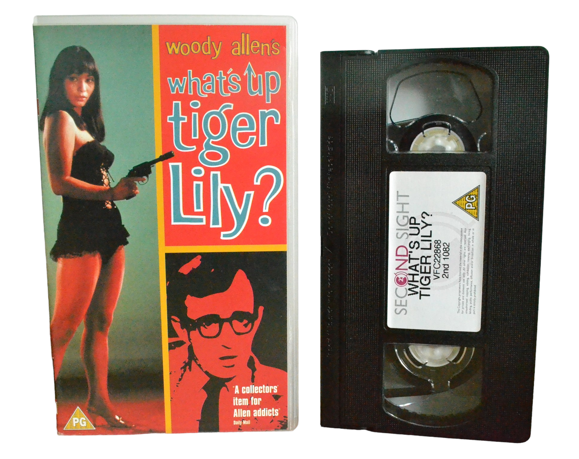 What's Up Tiger Lily? - Woody Allen - Second Sight - 2nd1082 - Comedy - Pal - VHS-