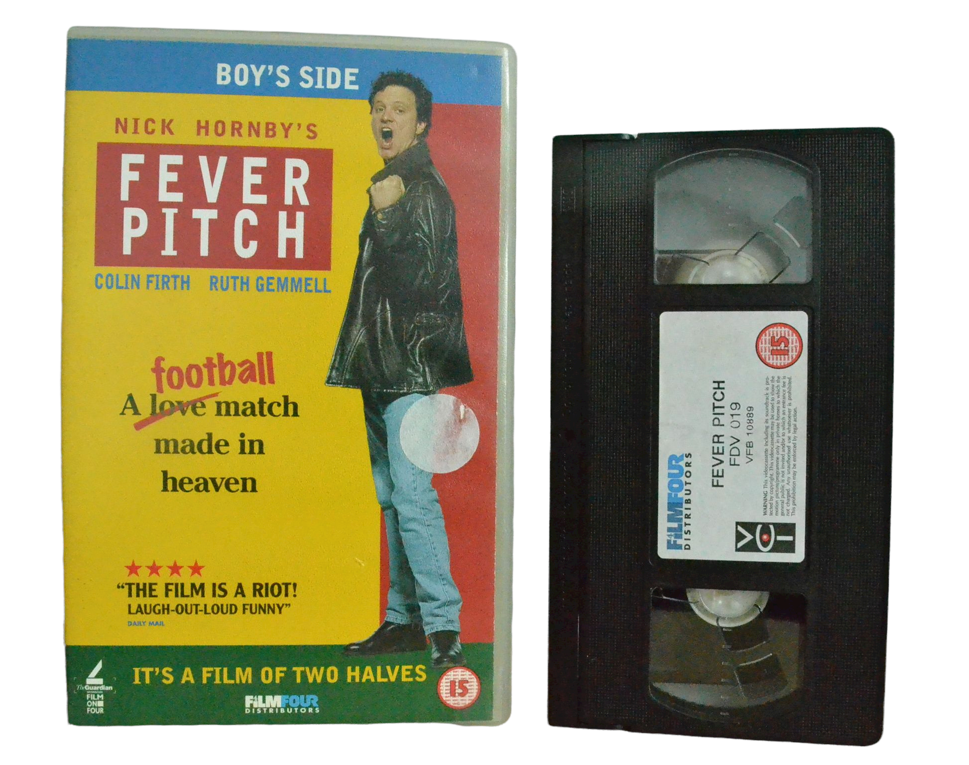 Fever Pitch - A Football Match Made in Heaven - Nick Hornby - VCI - Vintage - Pal VHS-