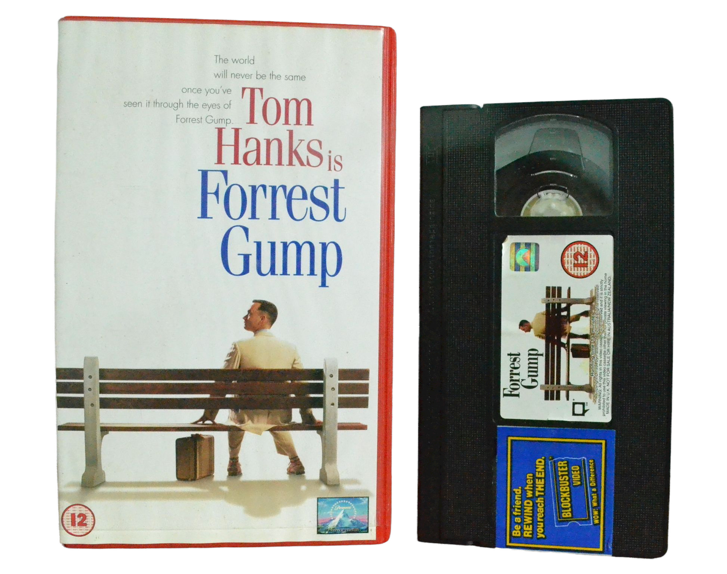 Forrest Gump - Tom Hanks - Paramount Pictures - Vintage - Pal VHS-