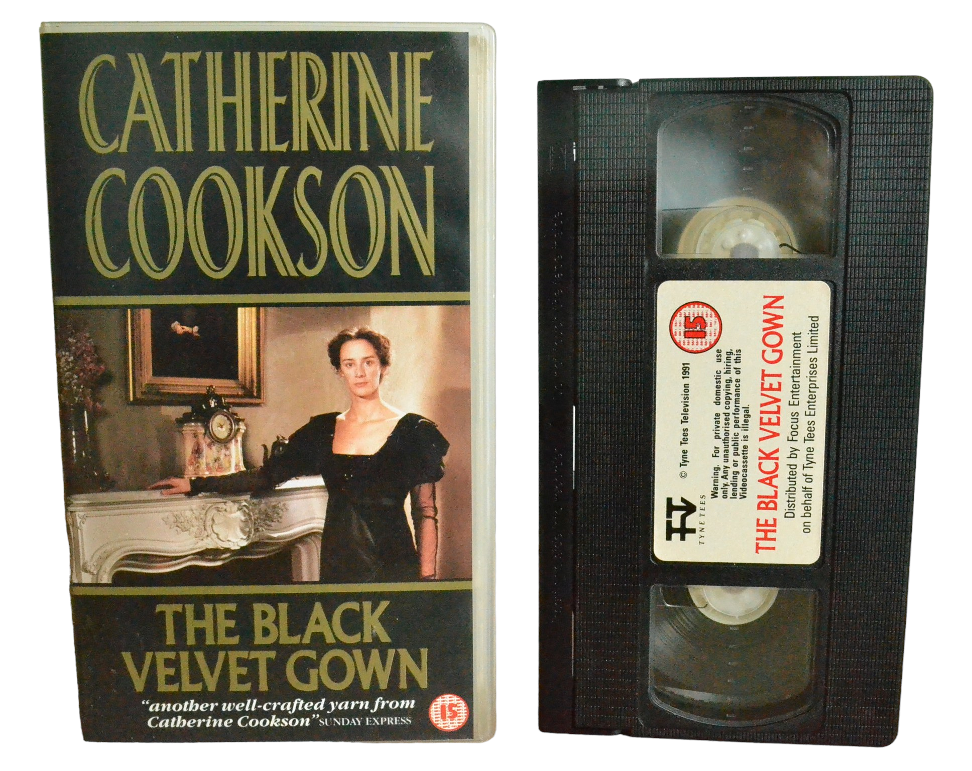 The Black Velvet Gown - Bob Peck - Tyne Tees Television - TTE1003 - Drama - Pal - VHS-