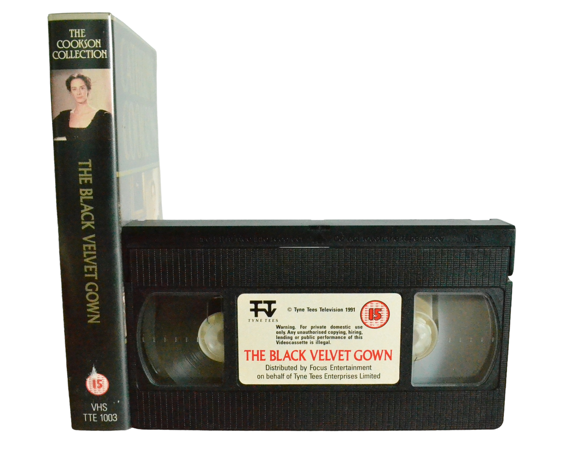 The Black Velvet Gown - Bob Peck - Tyne Tees Television - TTE1003 - Drama - Pal - VHS-