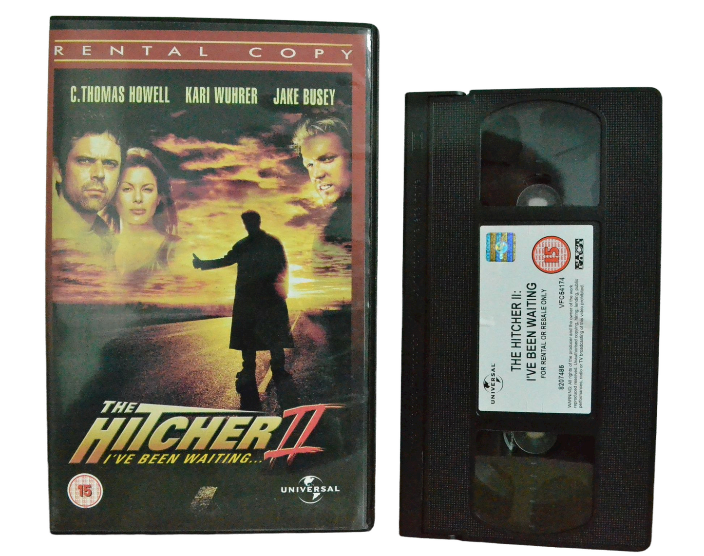 The Hitcher II - I've Been Waiting - C.Thomas Howell - Universal - Vintage - Pal VHS-